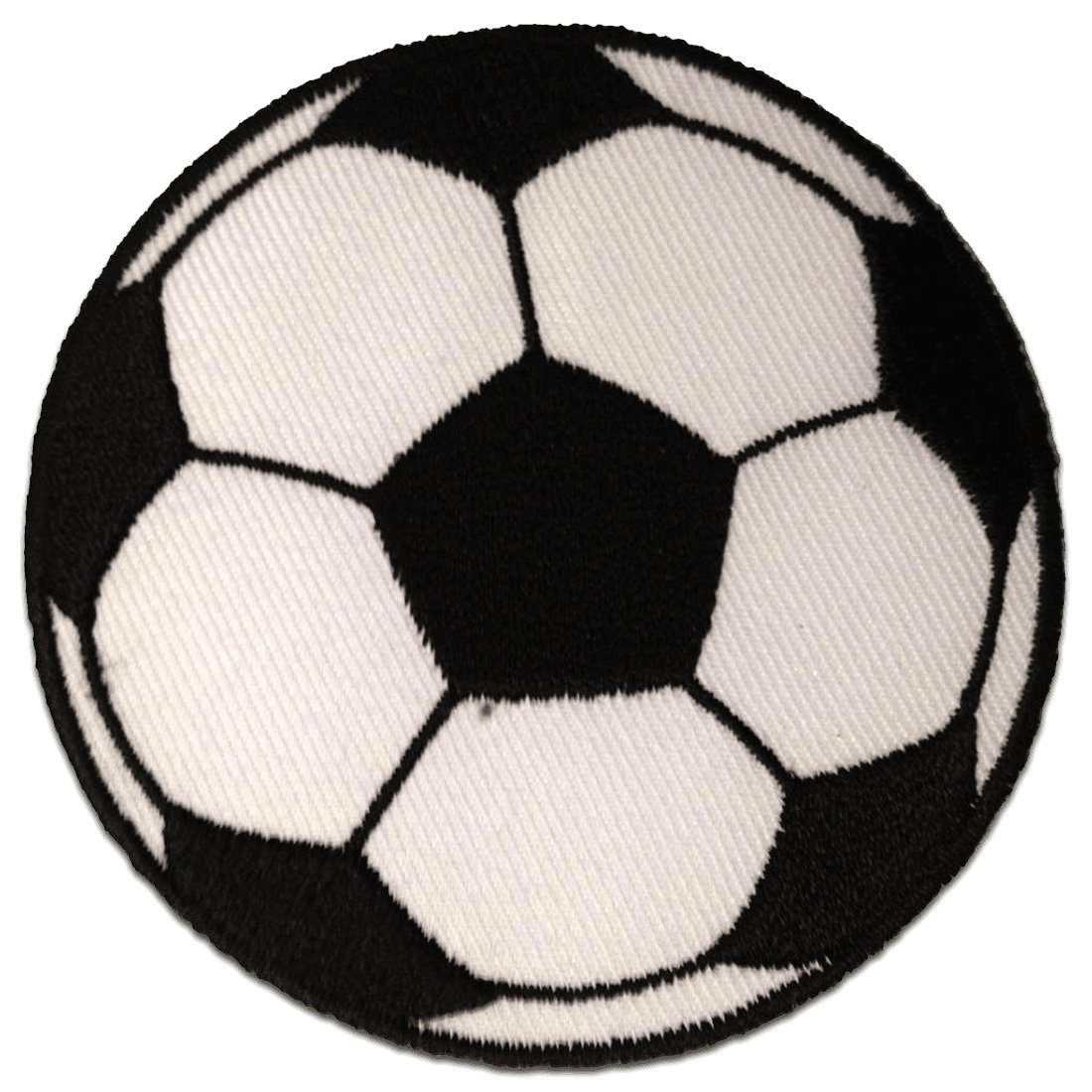 Catch the Patch Aufnäher Bügelbild, Aufbügler, Applikationen, Patches, Flicken, zum aufbügeln, Polyester, Fußball - Größe: Ø 5,5 cm