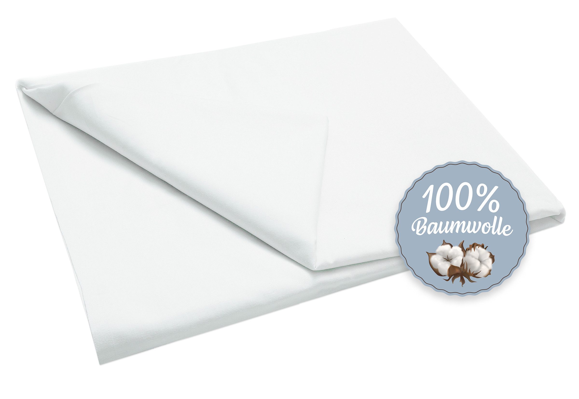 ZOLLNER Betttuch, Baumwolltuch, Gummizug: ohne, (1 Stück), 160 x 285 cm, 10 günstig online kaufen