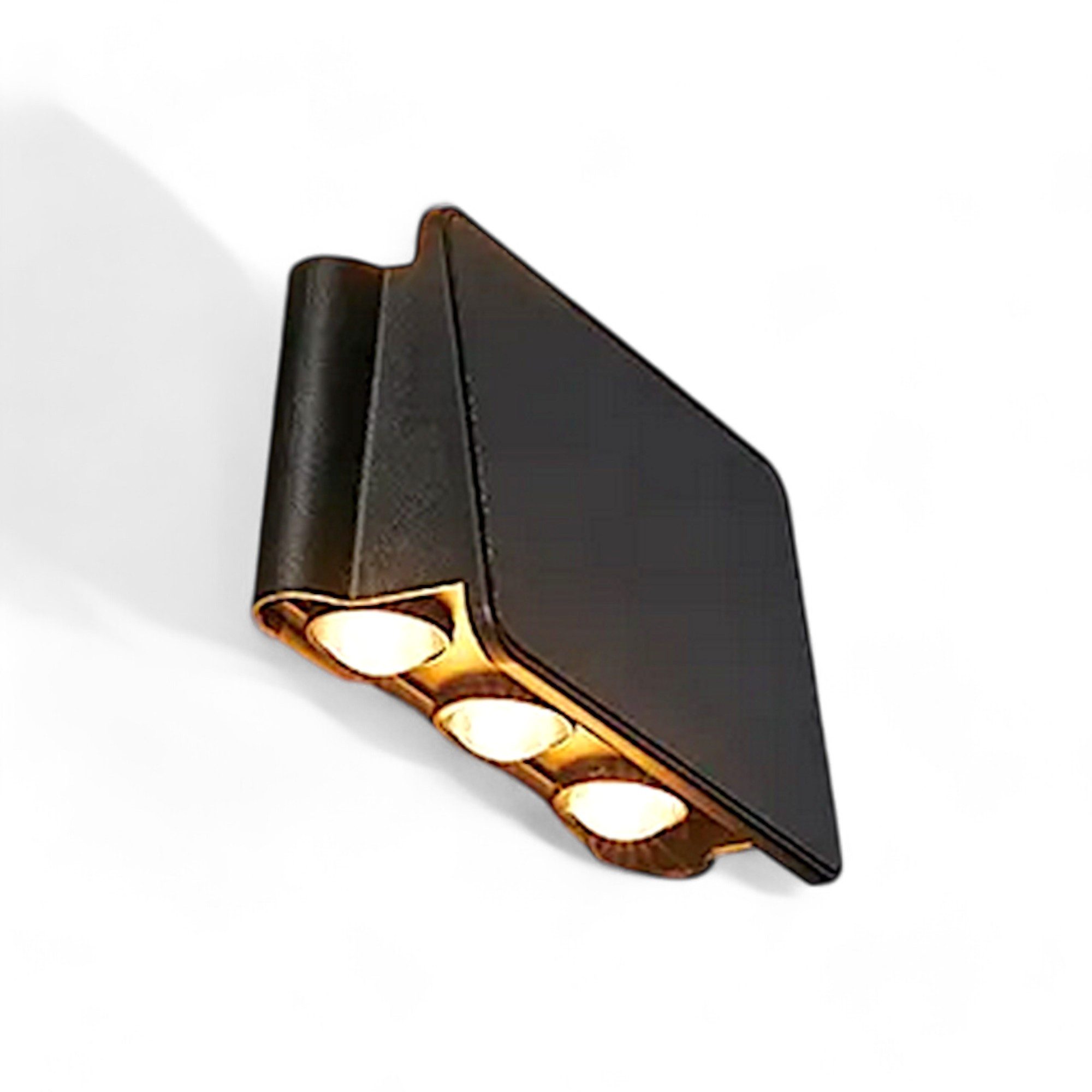 Arnusa LED Außen-Wandleuchte Solar Wandleuchte Wandlampe Solarleuchte Up-Do günstig online kaufen