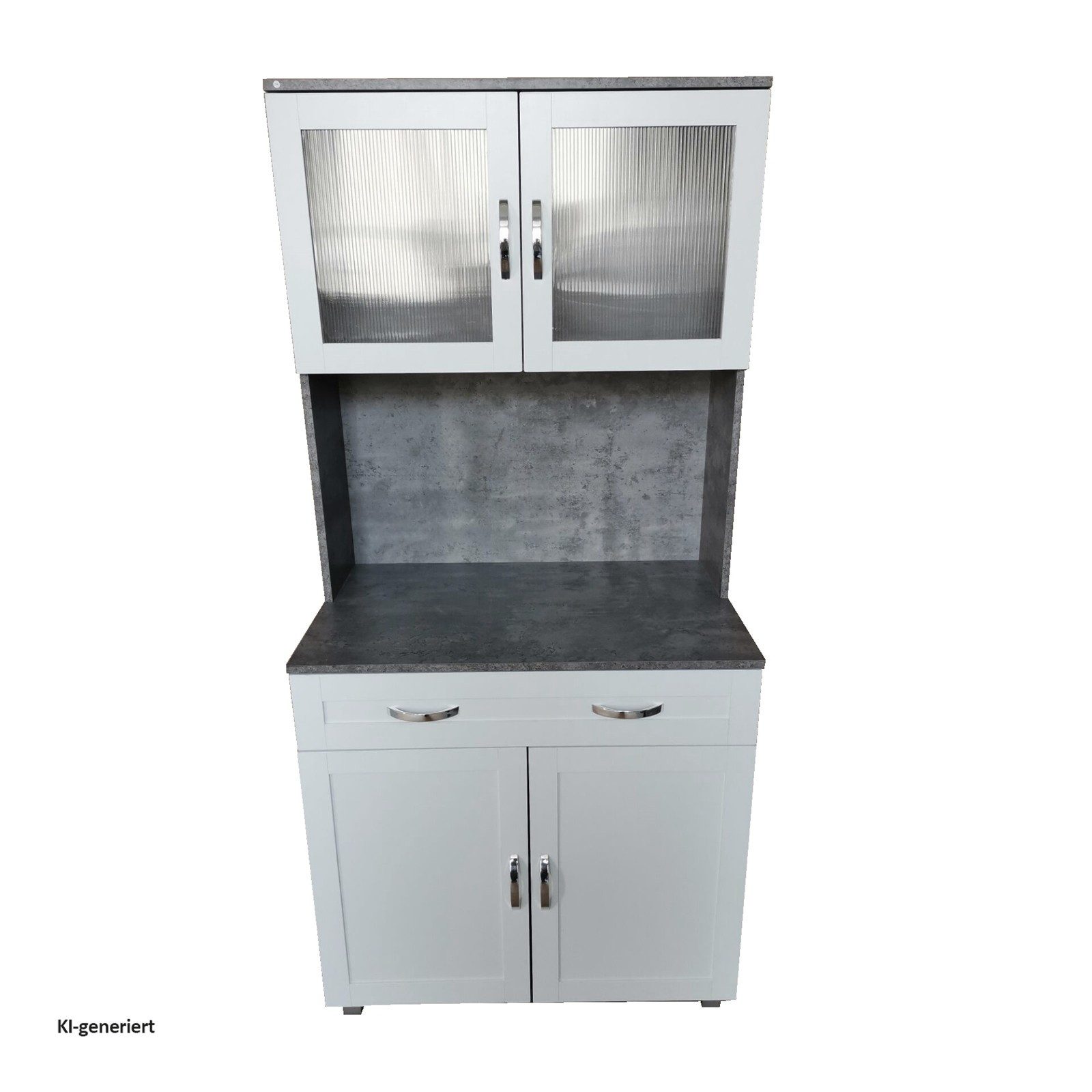 HTI-Line Hochschrank Küchenbuffet Blanca (Stück, 1-St., 1x Schrank Blanca, ohne Dekoration) Küchenschrank Hochschrank