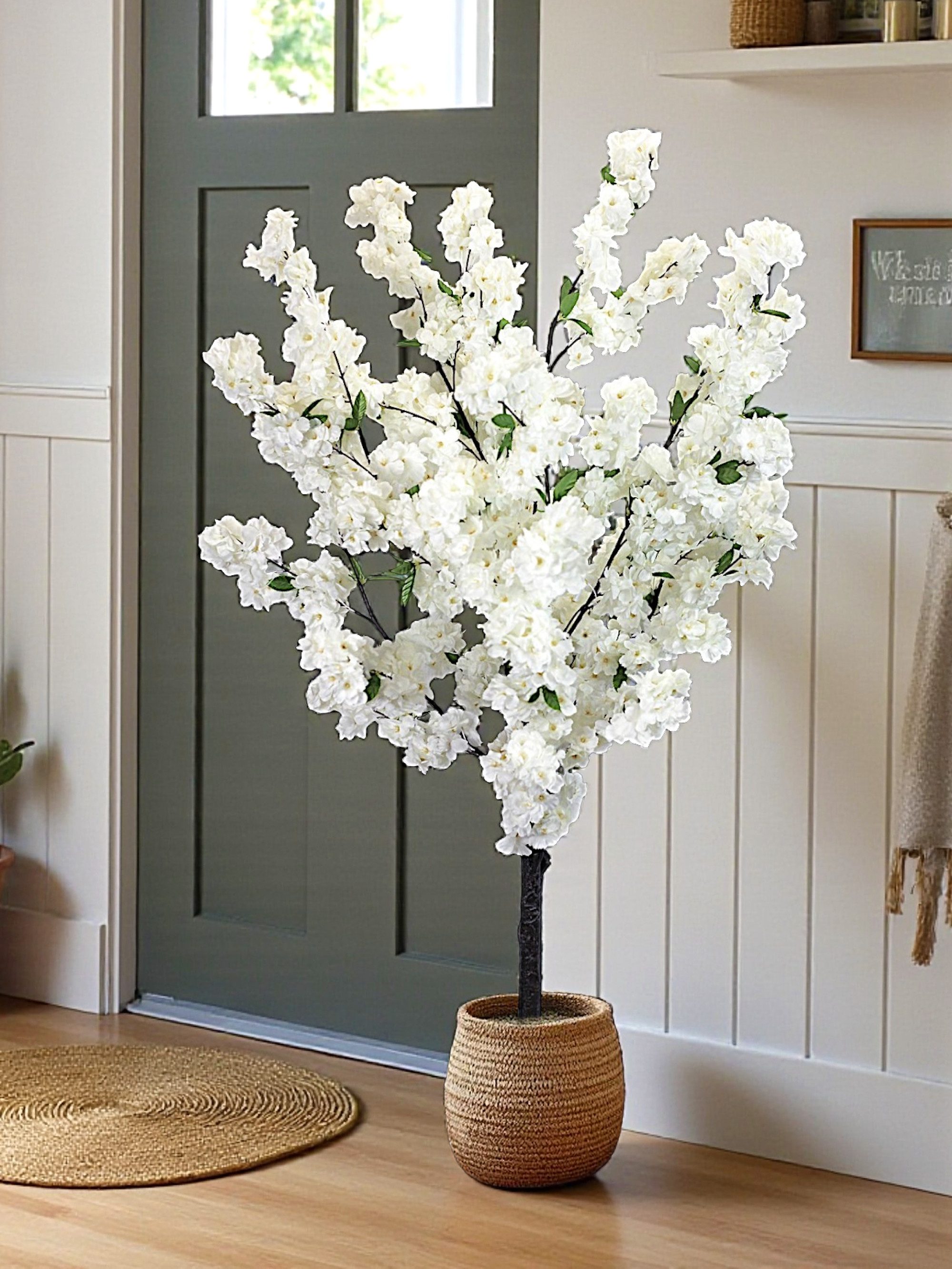 Kunstpflanze Künstlicher Kirschbaum Blüten Baum Kunstbaum günstig online kaufen