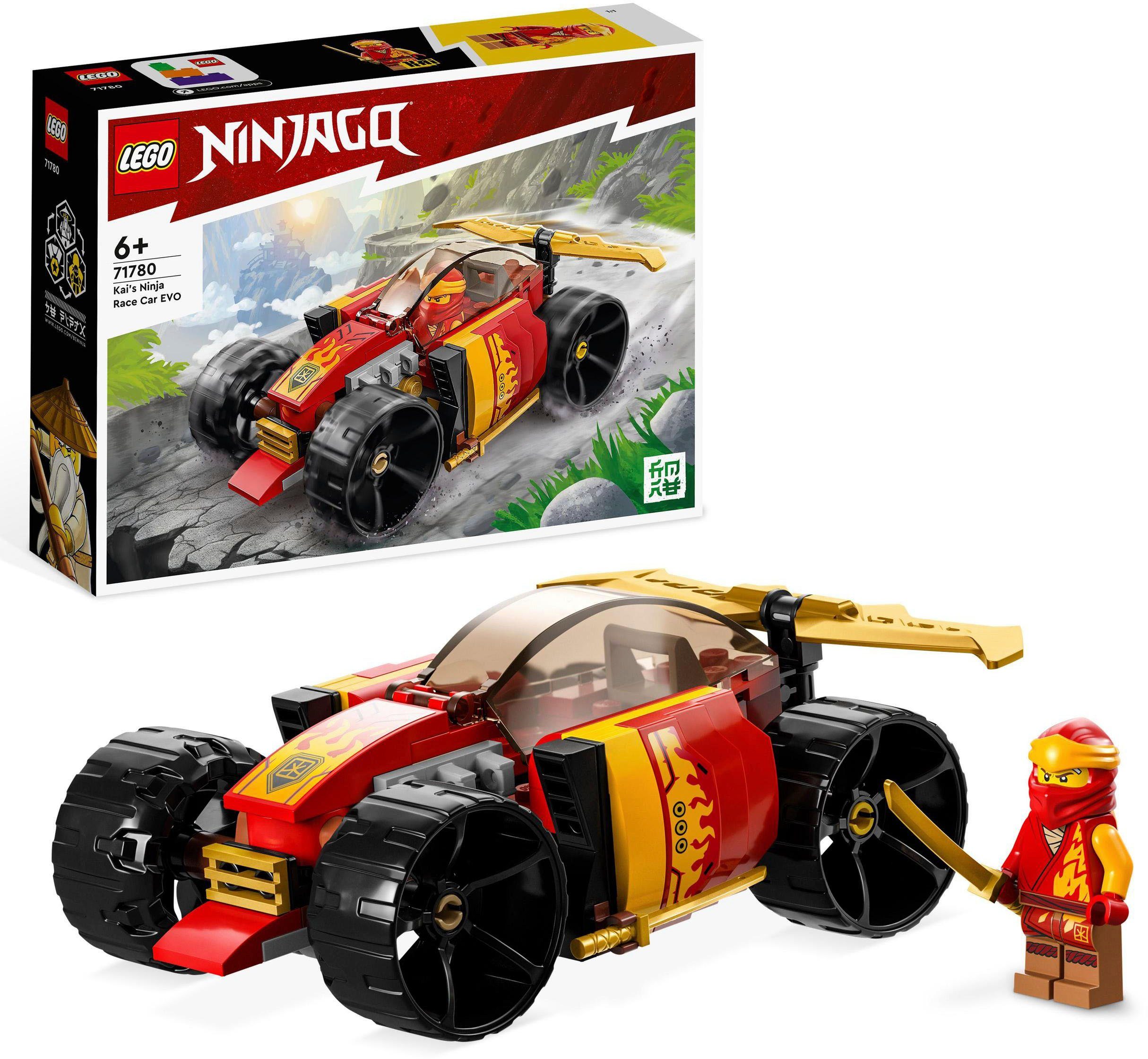 LEGO® Konstruktionsspielsteine Kais Ninja-Rennwagen EVO (71780), LEGO® NINJAGO, (94 St), Made in Europe