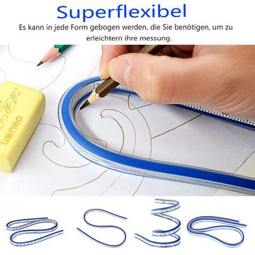 Gontence Lineal Flexibles Kurvenlineal, Kurven Machthaber Maß Werkzeug