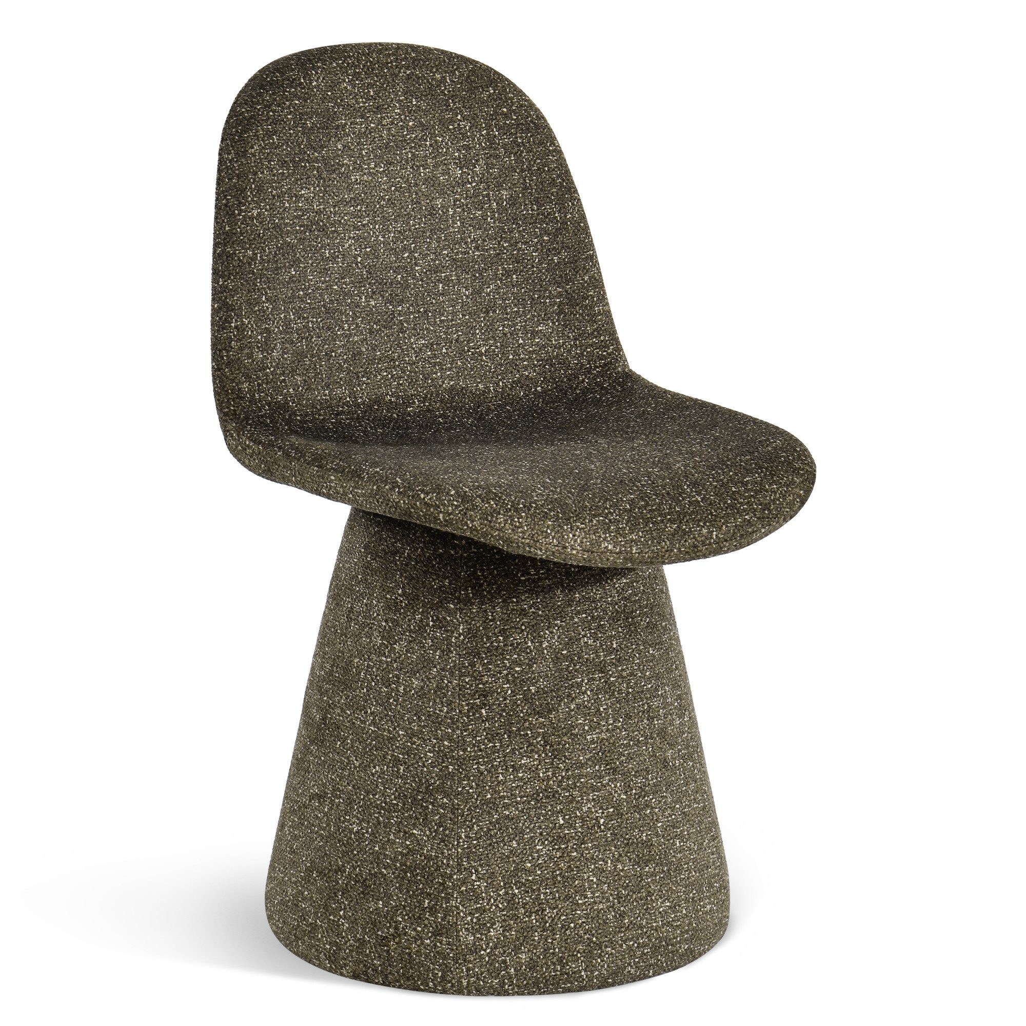 Duhome Esszimmerstuhl (7279B1), 360-Grad-Drehstuhl, Bouclé Stoff, Moderner Loungesessel