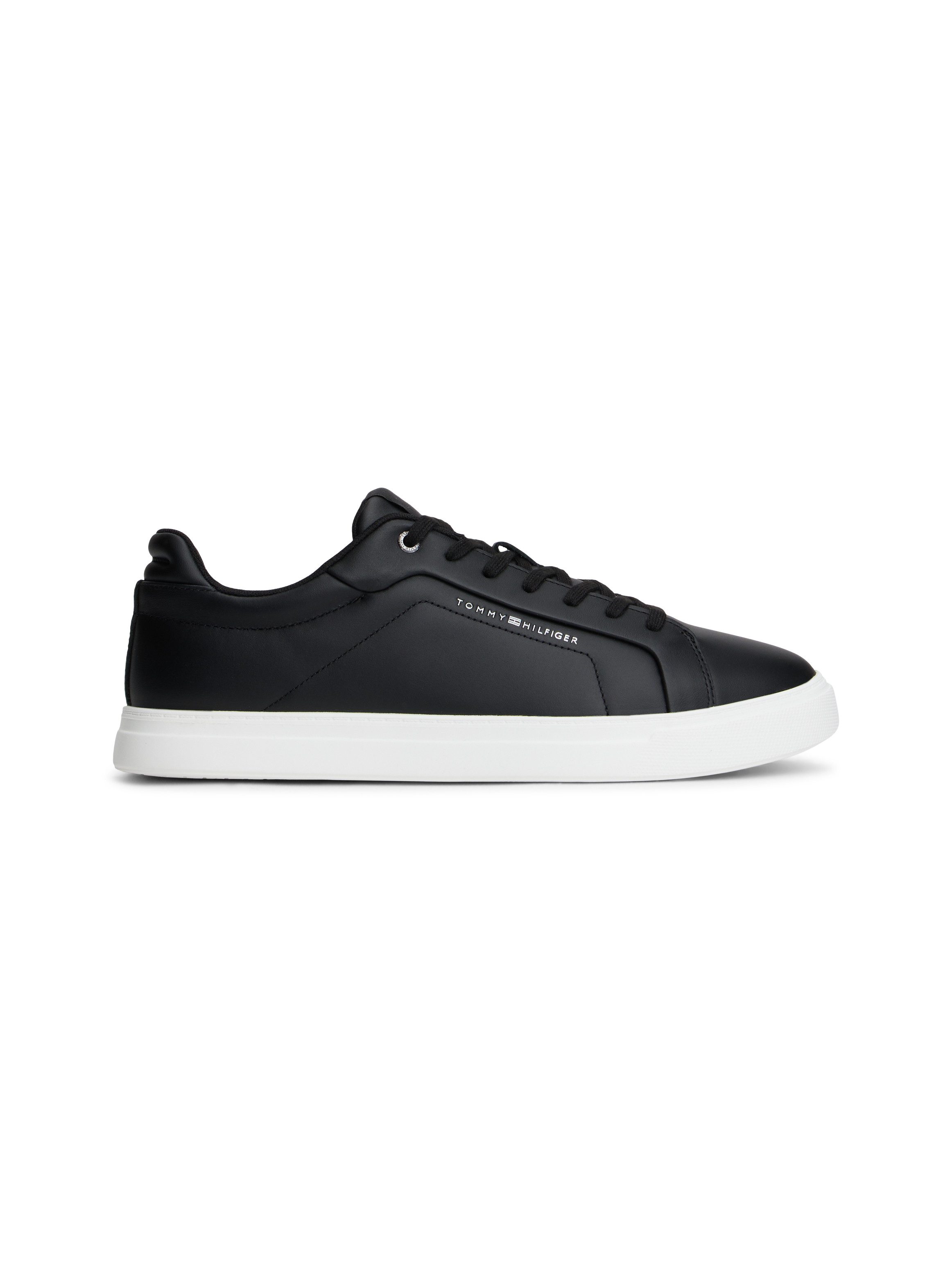 Tommy Hilfiger ICON COURT LIGHT PREMIUM Sneaker, Schnürschuh, Freizeitschuh, Halbschuh mit Ziernähten