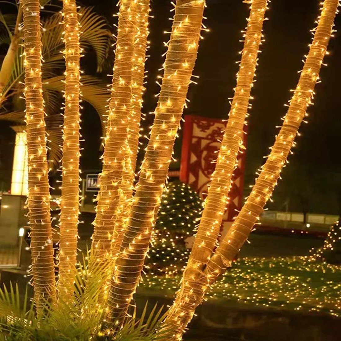 DAYUT LED-Lichterkette Weihnachtsdekoration, 3m Weihnachtslichter, Dekoration Outdoor Indoor