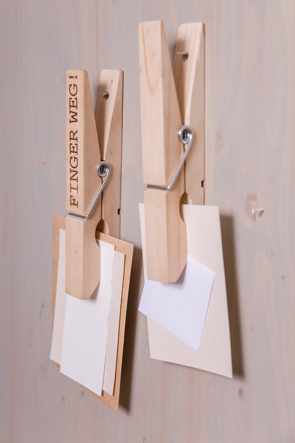 Räder Design Büroklammer Räder P&P Holzkammer XXL Finger Weg