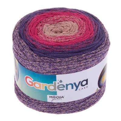 mochayarn 250g Farbverlaufsgarn Gardenya Cake Häkelwolle, GAR018 lila-pink-altrosa