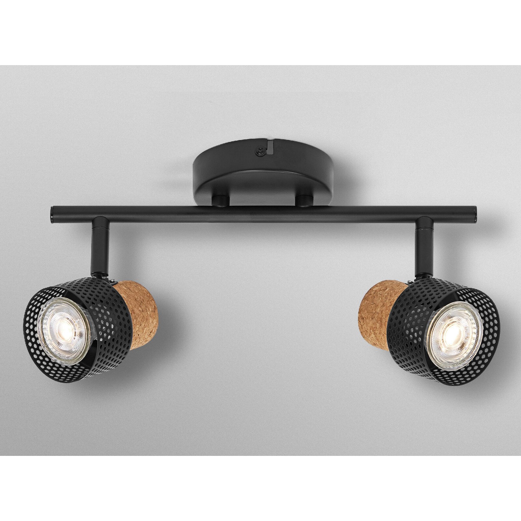 Osram LED Deckenspots OSRAM LED-Deckenleuchte, GU10, 6,8 W, 460 lm, 2700 K, 2-Spot-Leuchte