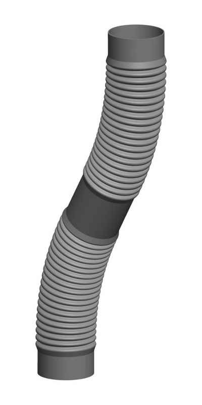ATEC Abgastechnologie PP-Rohr ATEC Schornstein Rohr flexibel kürzbar per m DN60 1 Meter 0322, DN60