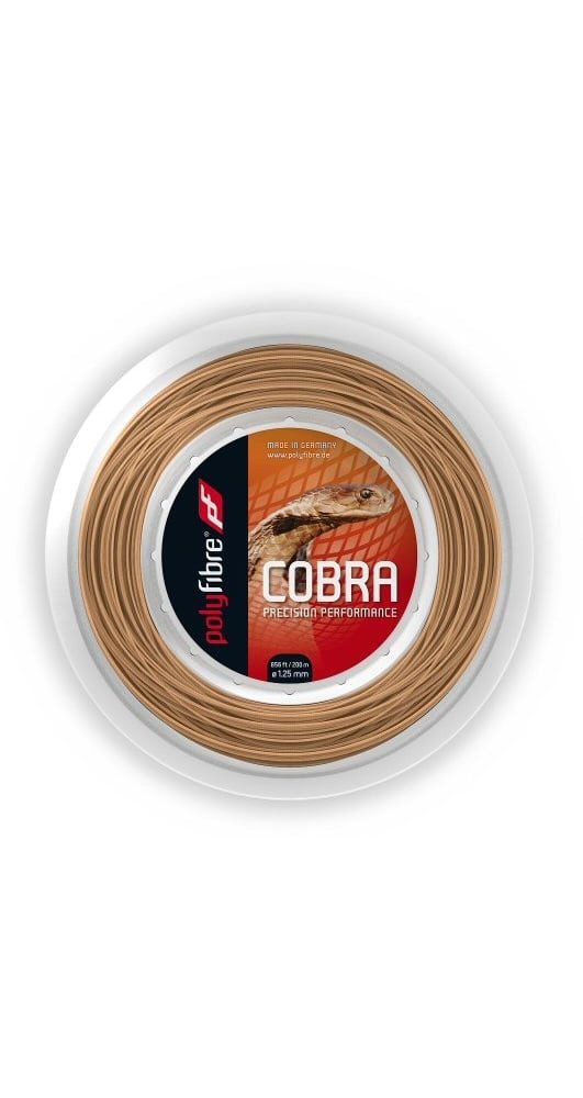 Tennissaite Cobra (Haltbarkeit+Touch) rot 200m Rolle
