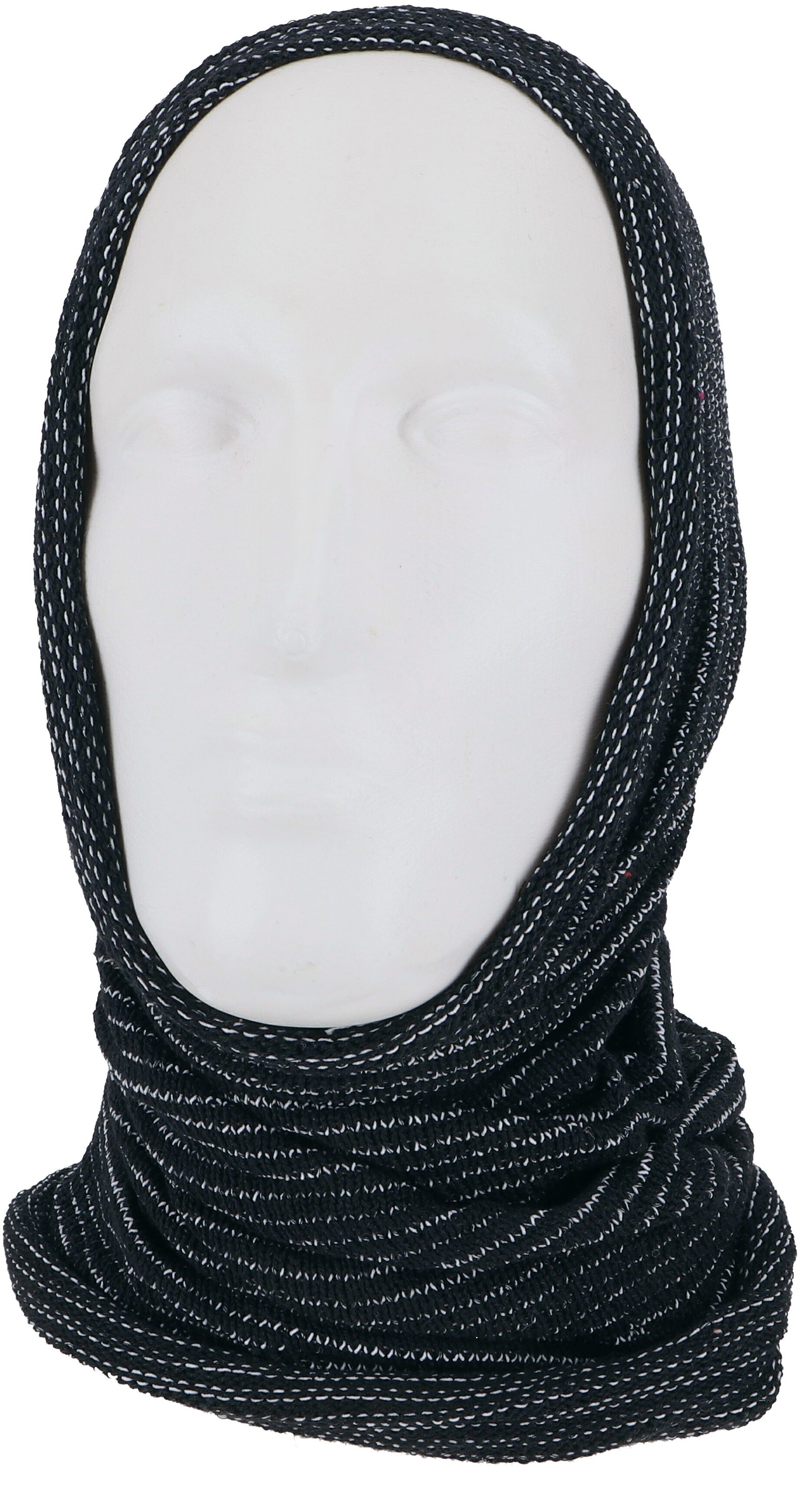 Guru-Shop Stirnband Magic Hairband, Schlauchschal,.. Dread Wrap, Loopschal schwarz/weiß
