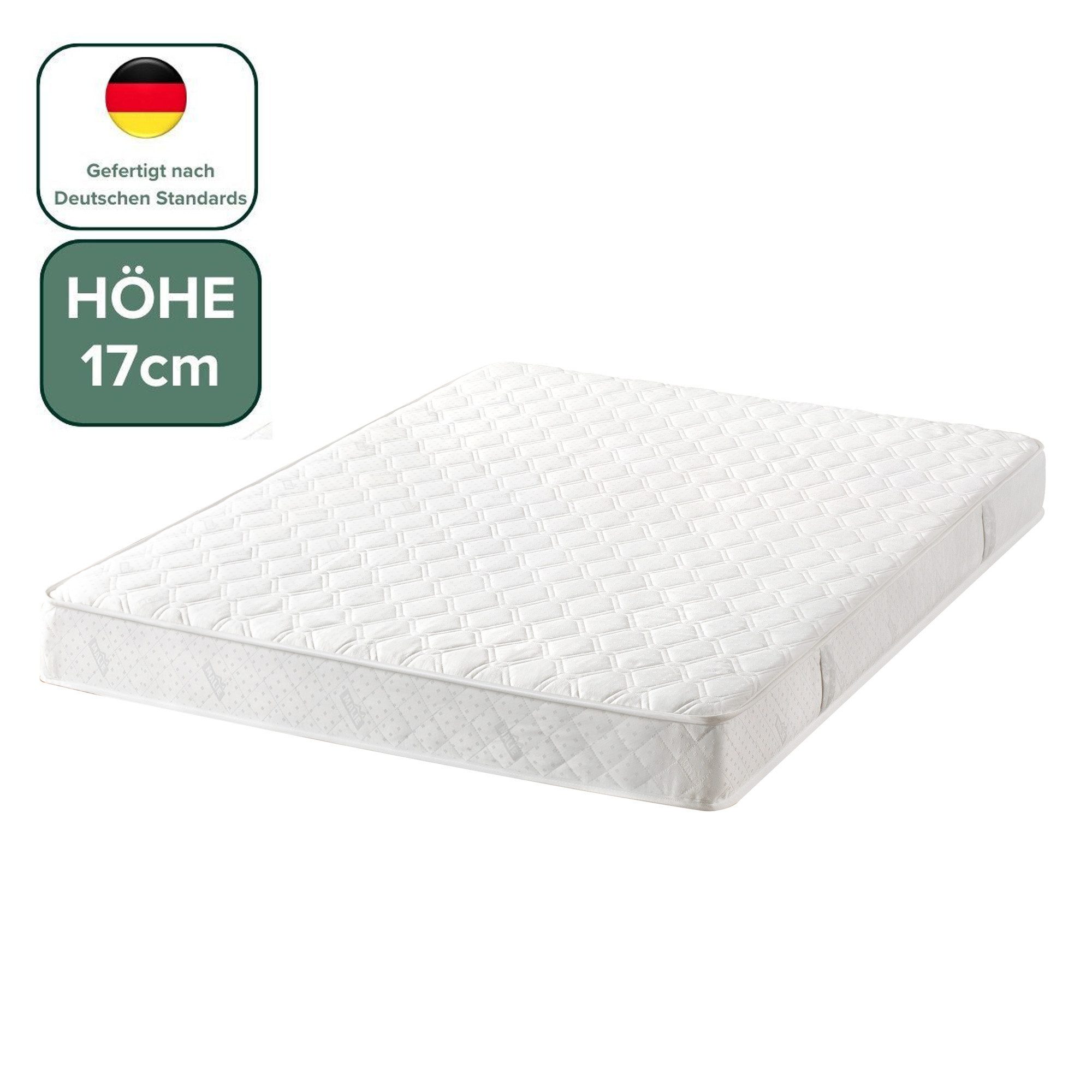 Federkernmatratze EcoFlex Härtegrade H3, Luxusmatratze Hoher Komfort, ZINUS, 17 cm hoch, (Matratze 90x200 cm)