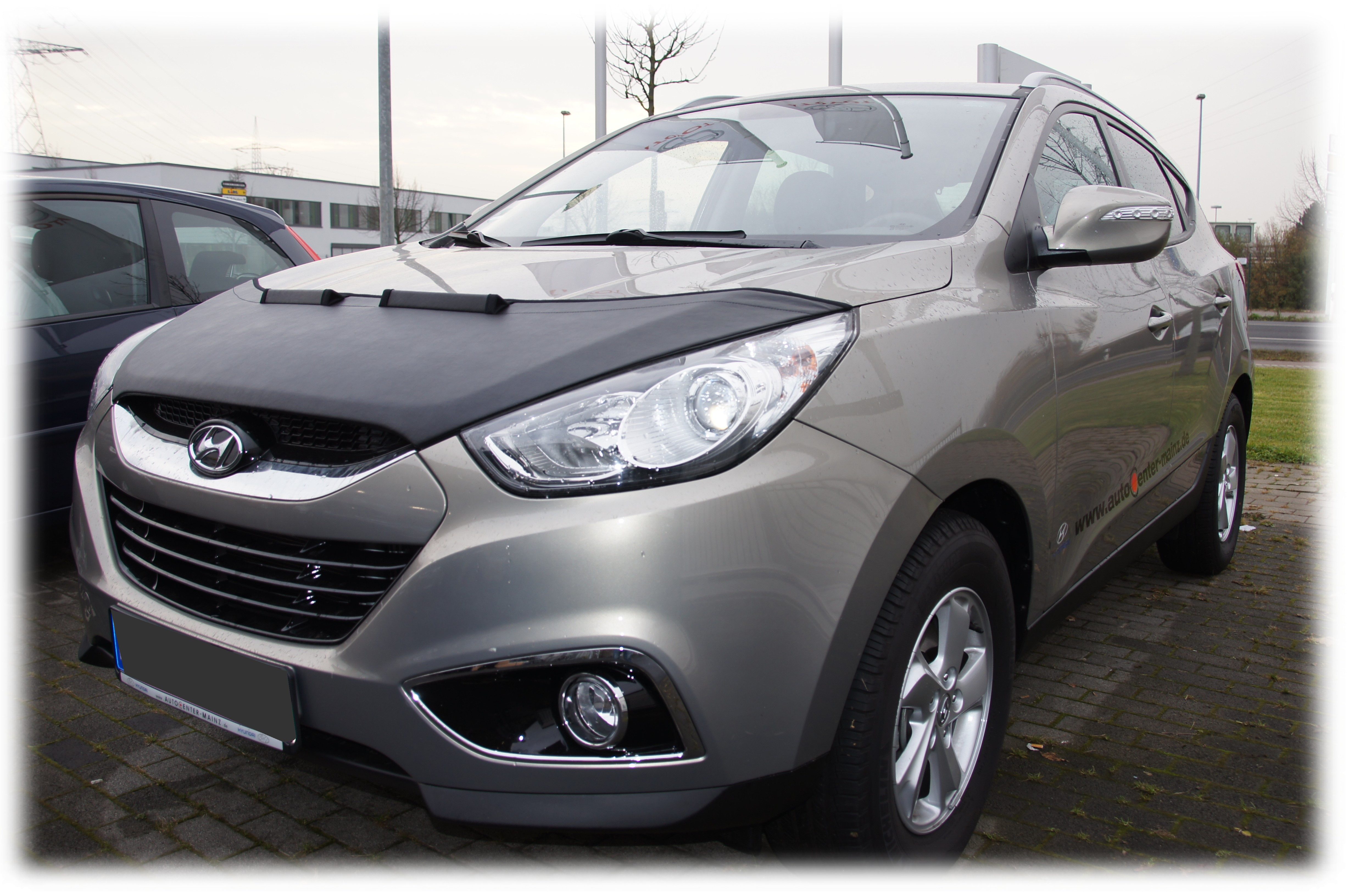 auto-bra Autoplane Steinschlagschutz kompatibel mit Hyundai IX35 09-15 Haubenbra Bra