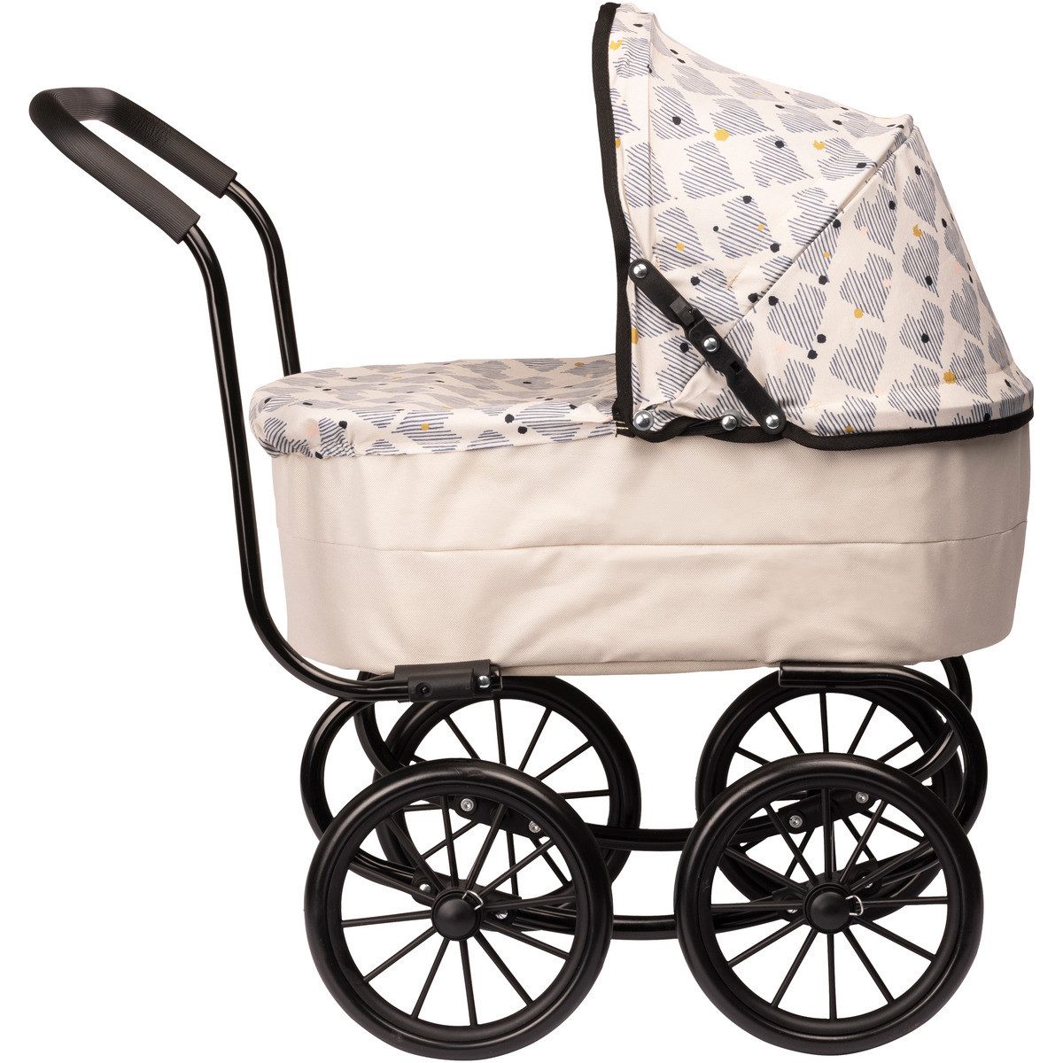 Skrållan Puppenwagen Herzen Mädchen, (1-tlg)