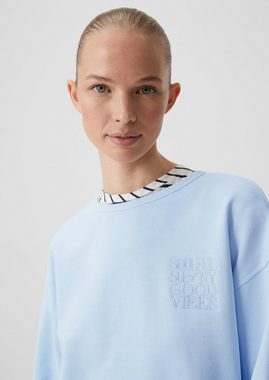 comma casual identity Sweatshirt Sweatshirt im Relaxed Fit Stickerei