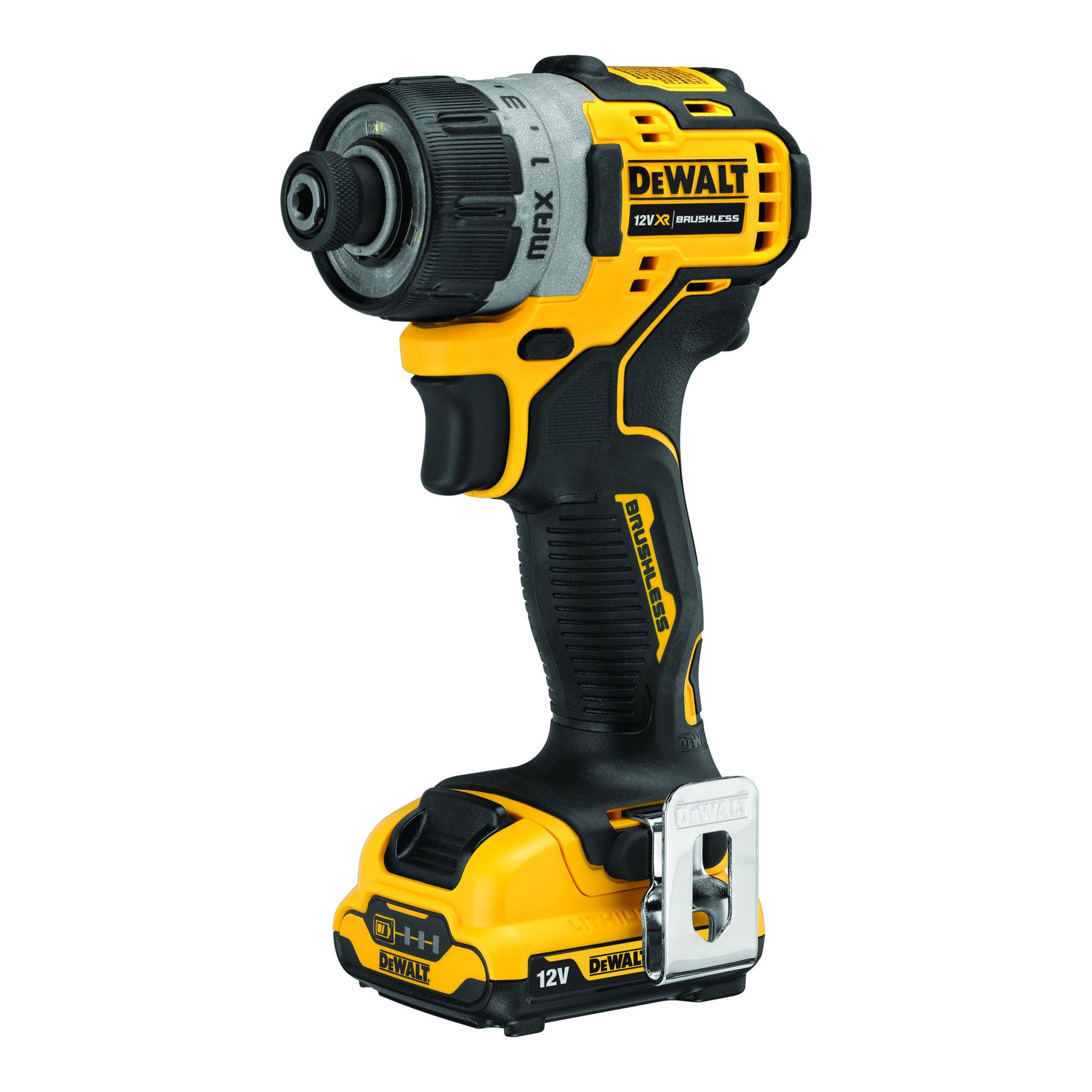 DeWalt Bohrschrauber DEWALT Akku-Schrauber (1/4) 12V / 2Ah DCF601D2-QW