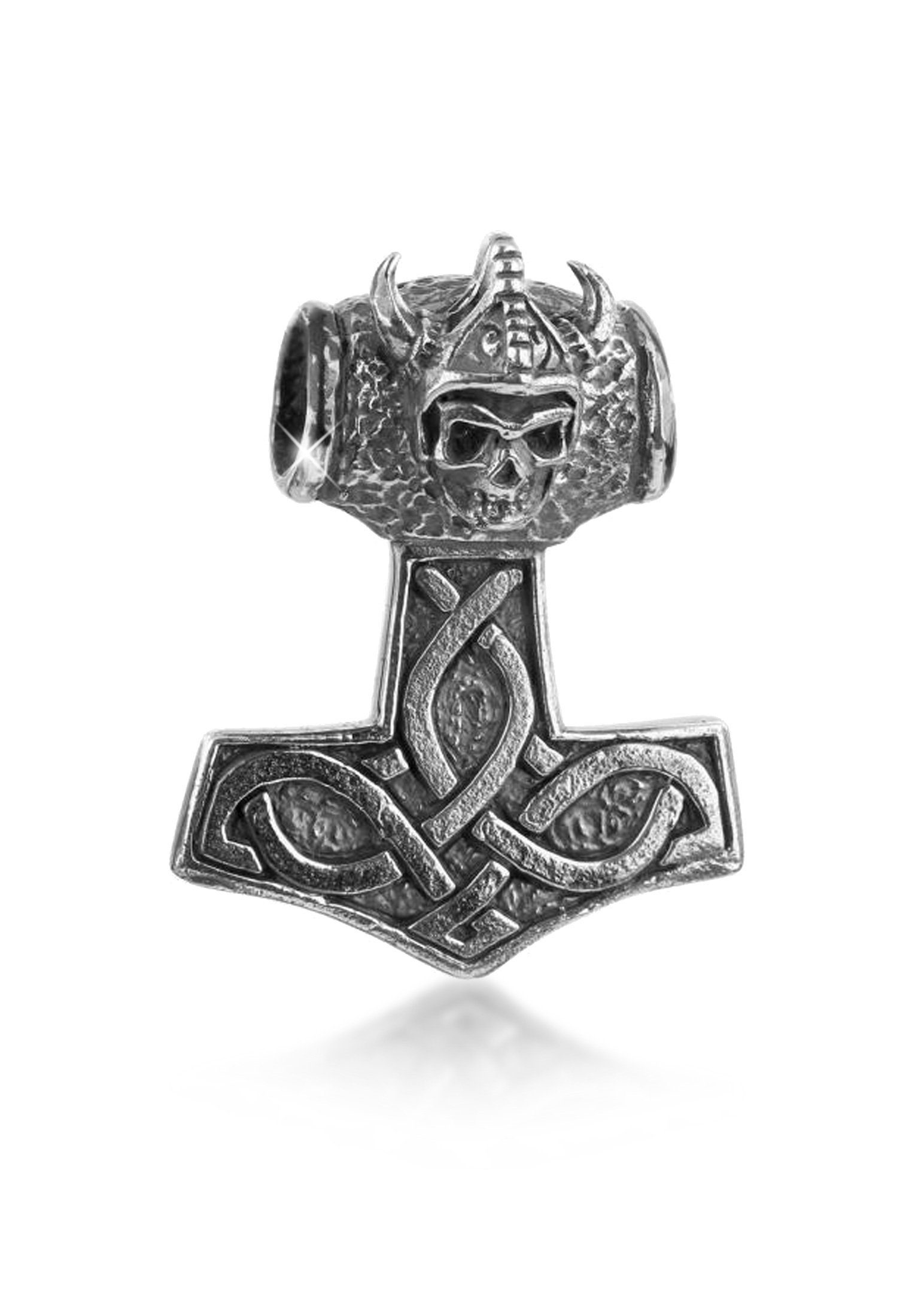 Kuzzoi Kettenanhänger Herren Thors Hammer Keltischer Knoten 925 Silber