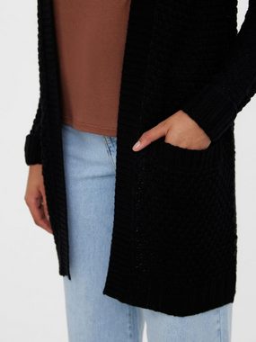 Vero Moda Cardigan Casual Strickjacke Stretch Cardigan Cozy Jacket VMESME 4862 in Schwarz