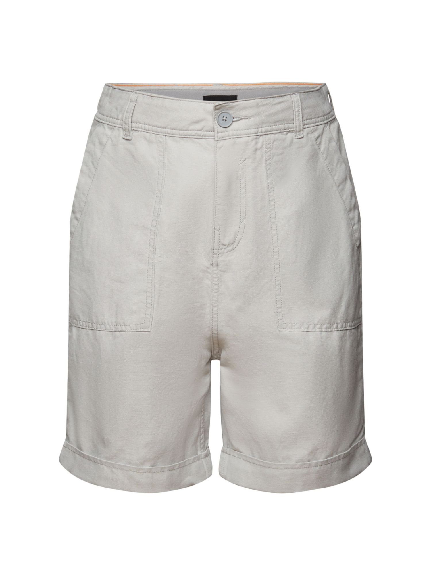 Collection GREY Esprit (1-tlg) Shorts Bermudashorts, LIGHT Baumwoll-Leinen-Mix