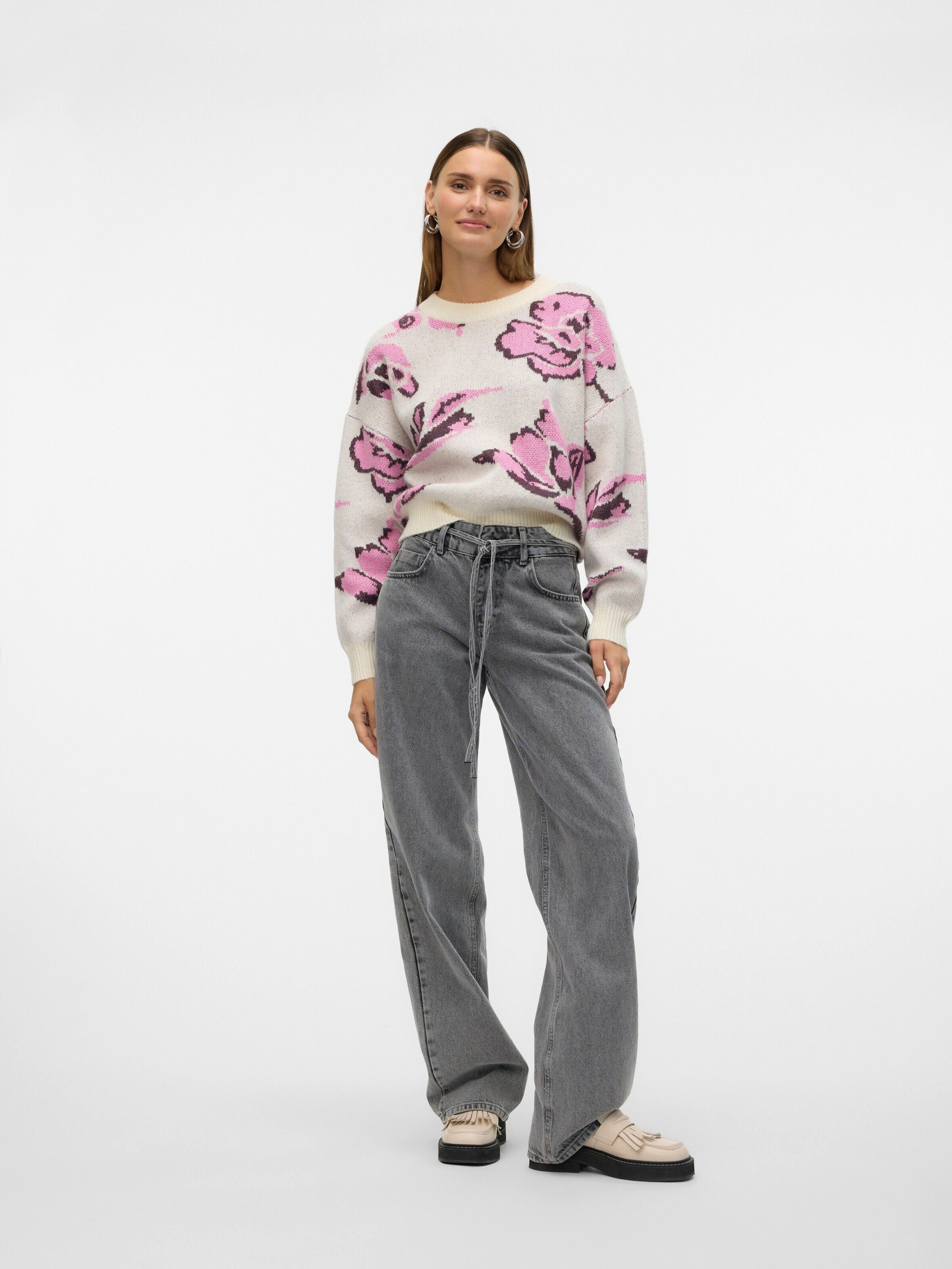 Vero Moda Strickpullover VMESTRID (1-tlg) Plain/ohne günstig online kaufen
