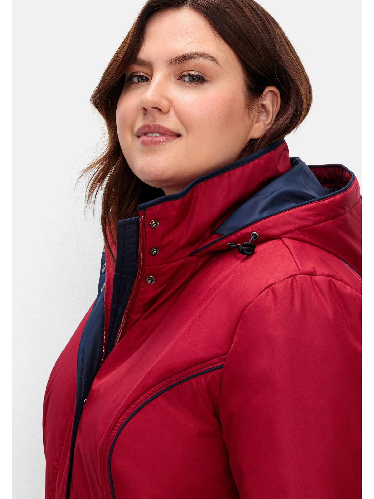 Sheego Outdoorjacke Große Größen wärmend, wind- und wasserabweisend