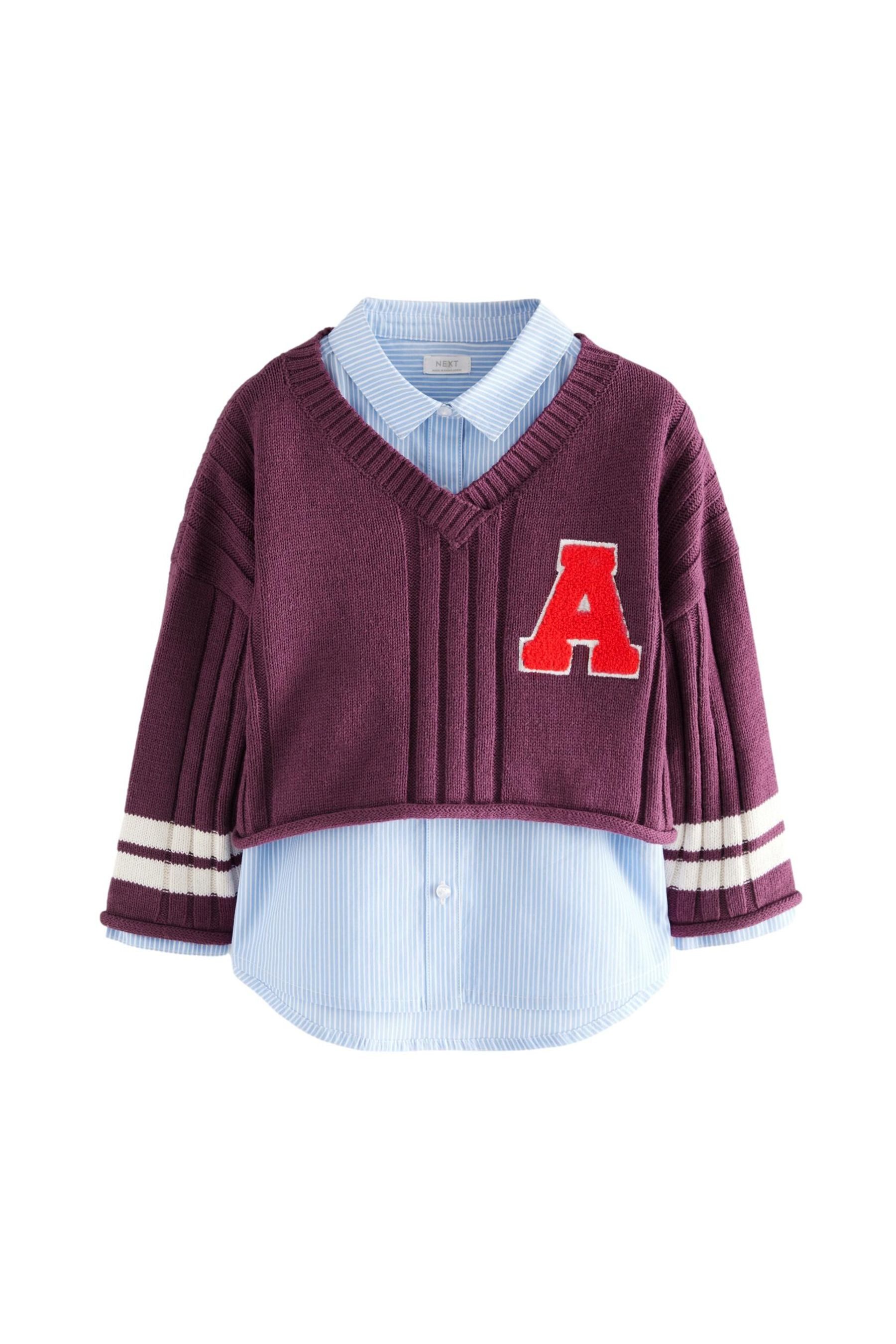 Next Strickpullover Pullover im Varsity-Stil und günstig online kaufen