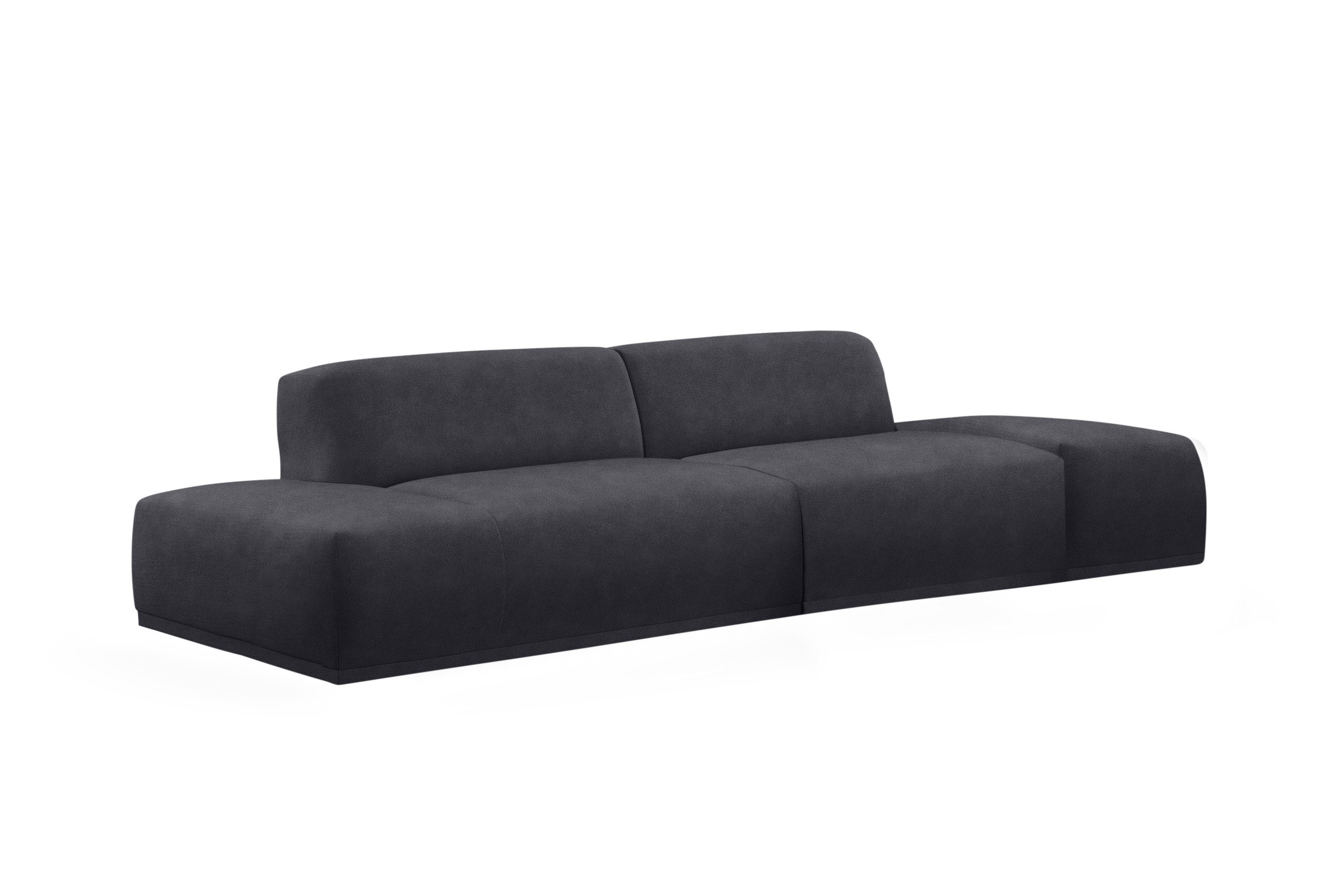 TRENDMANUFAKTUR Big-Sofa Braga, toller Sitzkomfort, Designsofa, in moderner Optik, mit hochwertigem Kaltschaum