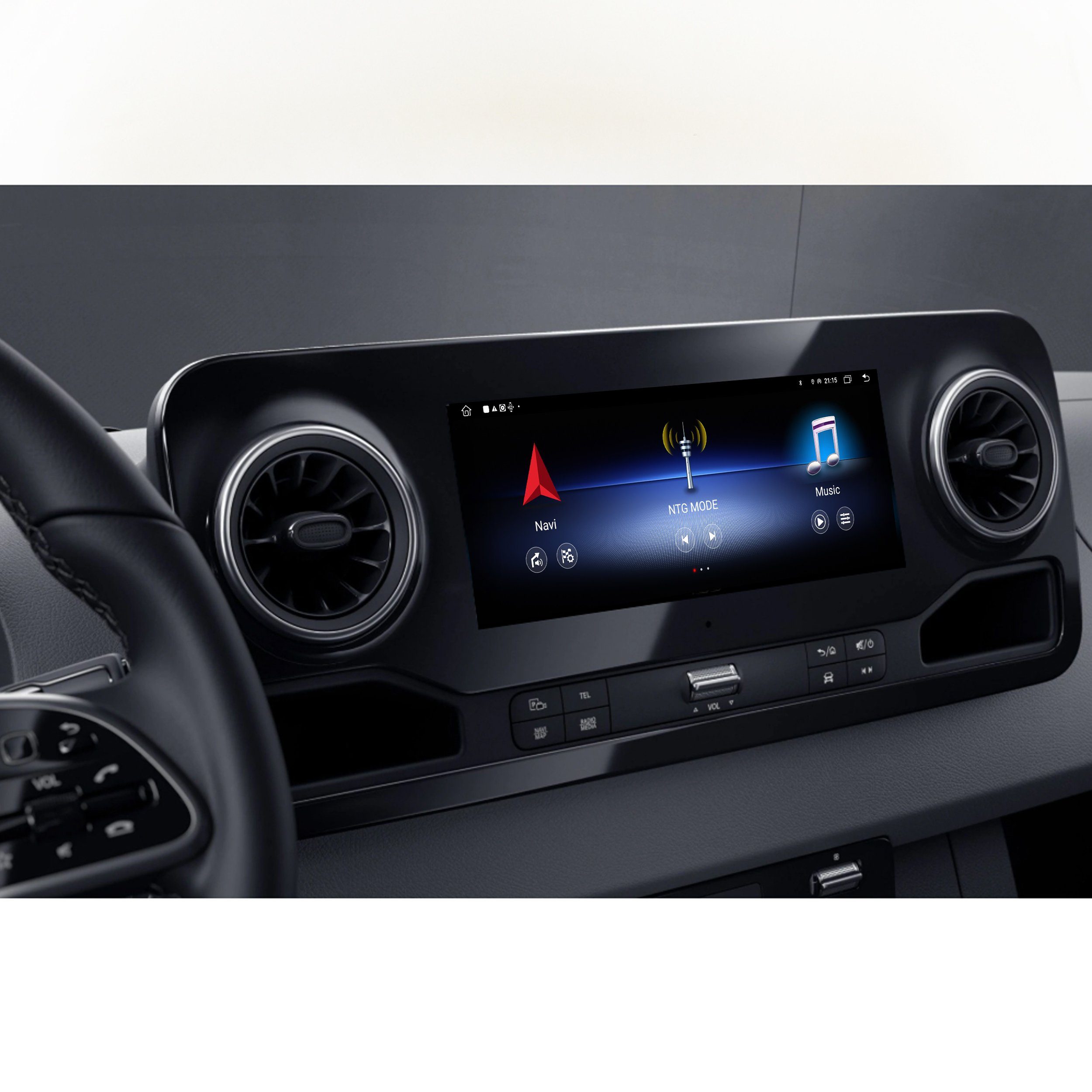 TAFFIO Für Mercedes Sprinter W907 W910 NTG6 10.25" Touch Android GPS CarPlay Einbau-Navigationsgerät