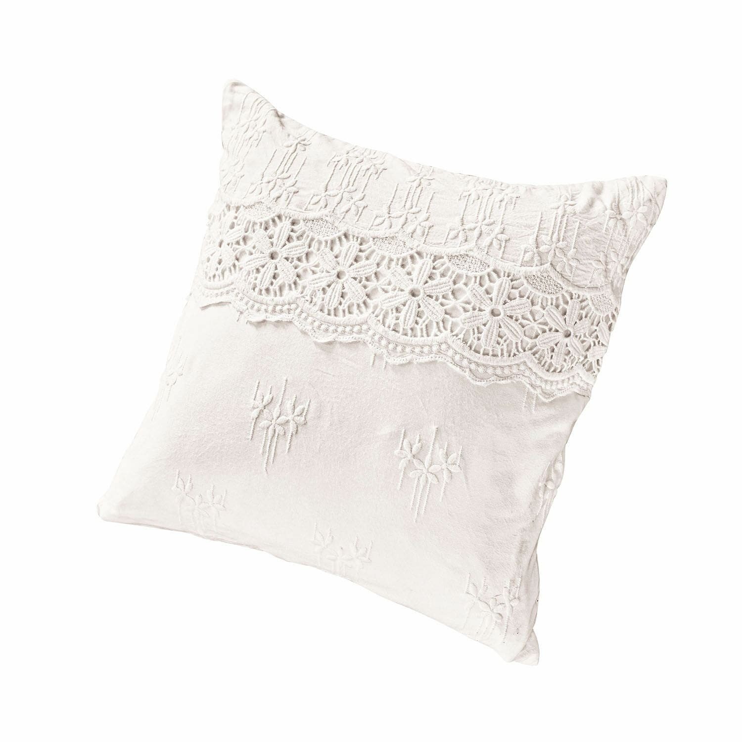 Mirabeau Kissenhülle Kissenhülle Fianna weiß günstig online kaufen
