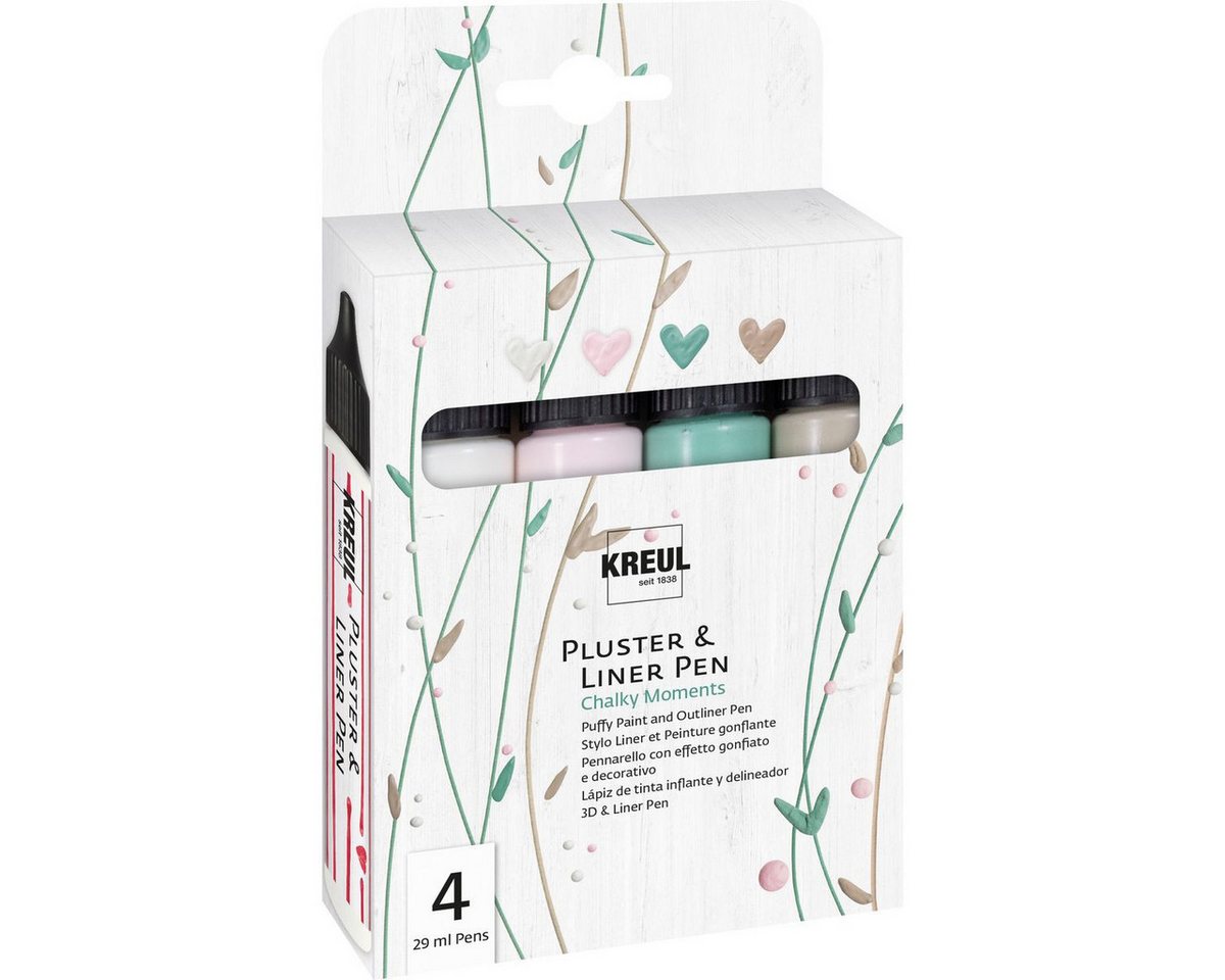 Thumbnail - C. KREUL Malstift KREUL Pluster & Liner Pen Chalky Moments 4x29ml