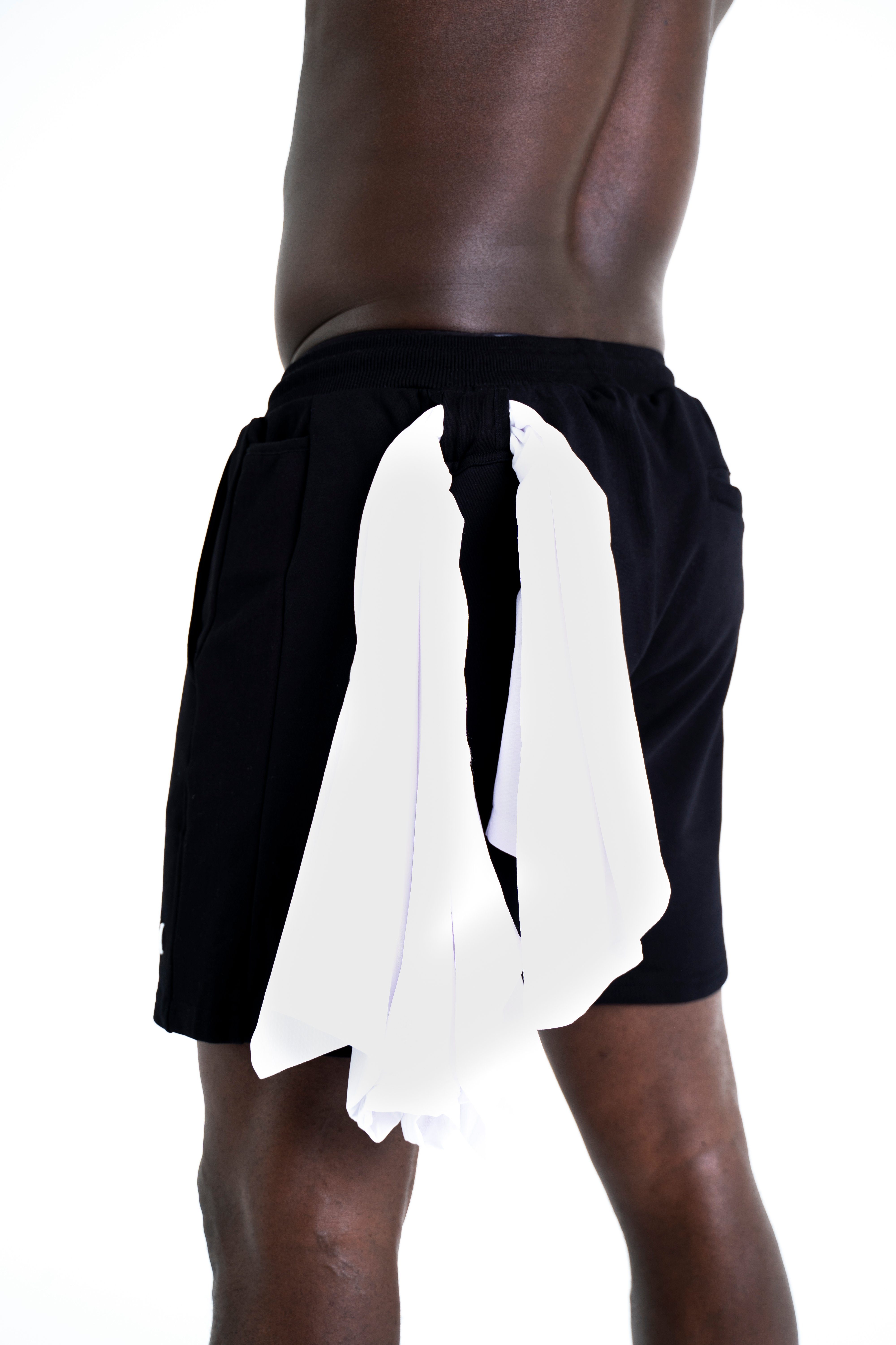 Shorts Kurze Modern Sport, Sweatshorts Shorts für Fitness Weiß Freizeit Cotton und Sportwear Universum