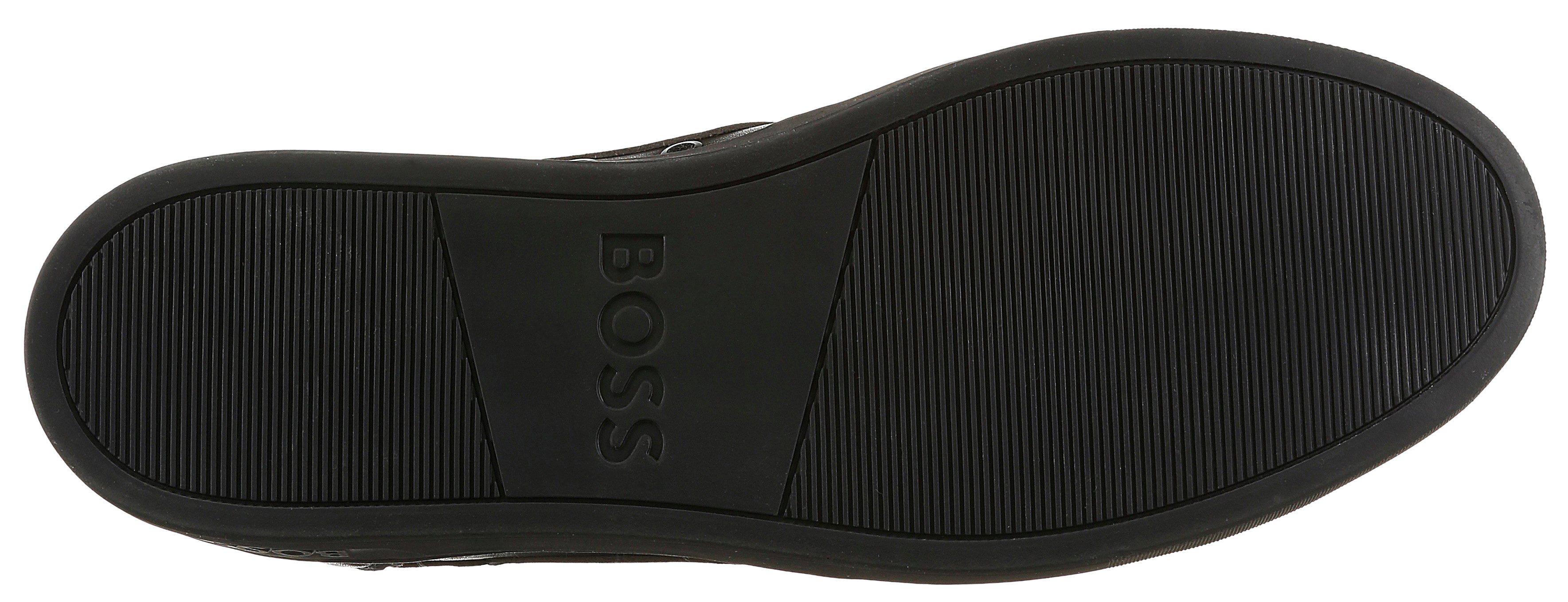 BOSS ORANGE Rhys_Tenn Sneaker Freizeitschuh, Halbschuh, Schnürschuh mit Ziernähten