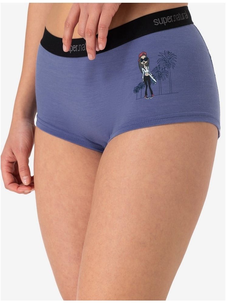 SUPER.NATURAL Panty Funktionsunterwäsche Hot Pants Hipsy Hipster (Merinowolle)