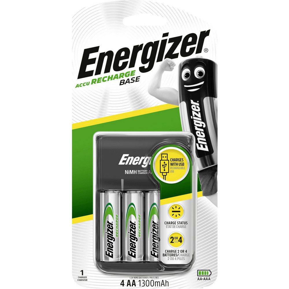 Energizer Energizer Base Rundzellen-Ladegerät NiMH Micro (AAA), Mignon (AA) Rundzellen-Lader