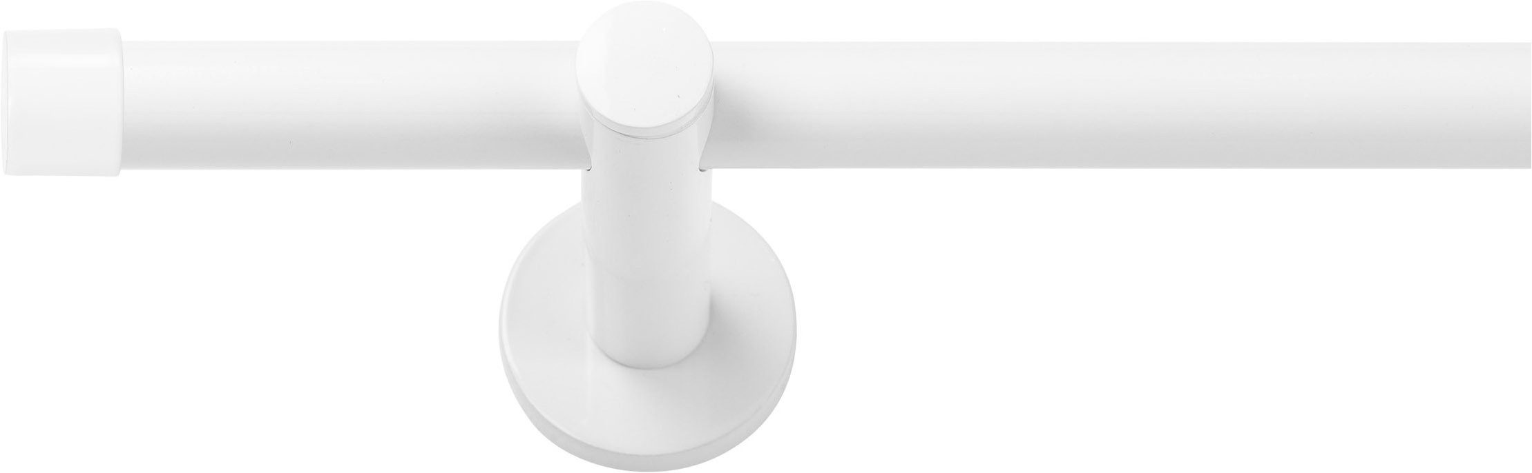 SN DECO GROUP Gardinenstange Gardinenstange Brest Ø 19 mm, 1-läufig, Fixmaß, verschraubt, Stahl, Ø 19 mm, Fixmaß, kürzbar