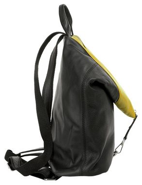 Cluty Cityrucksack, echt Leder, Made in Italy