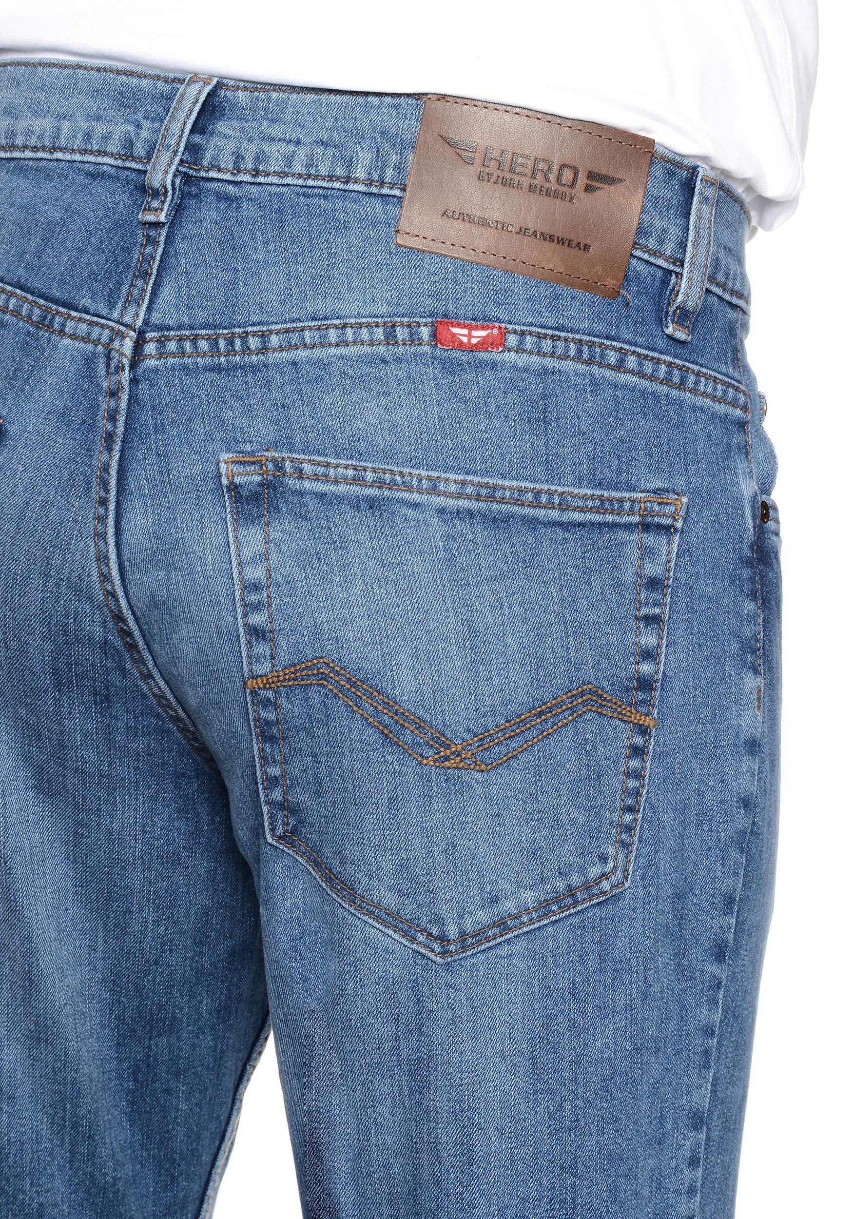 HERO by John Medoox Straight-Jeans (Denver Stretch)
