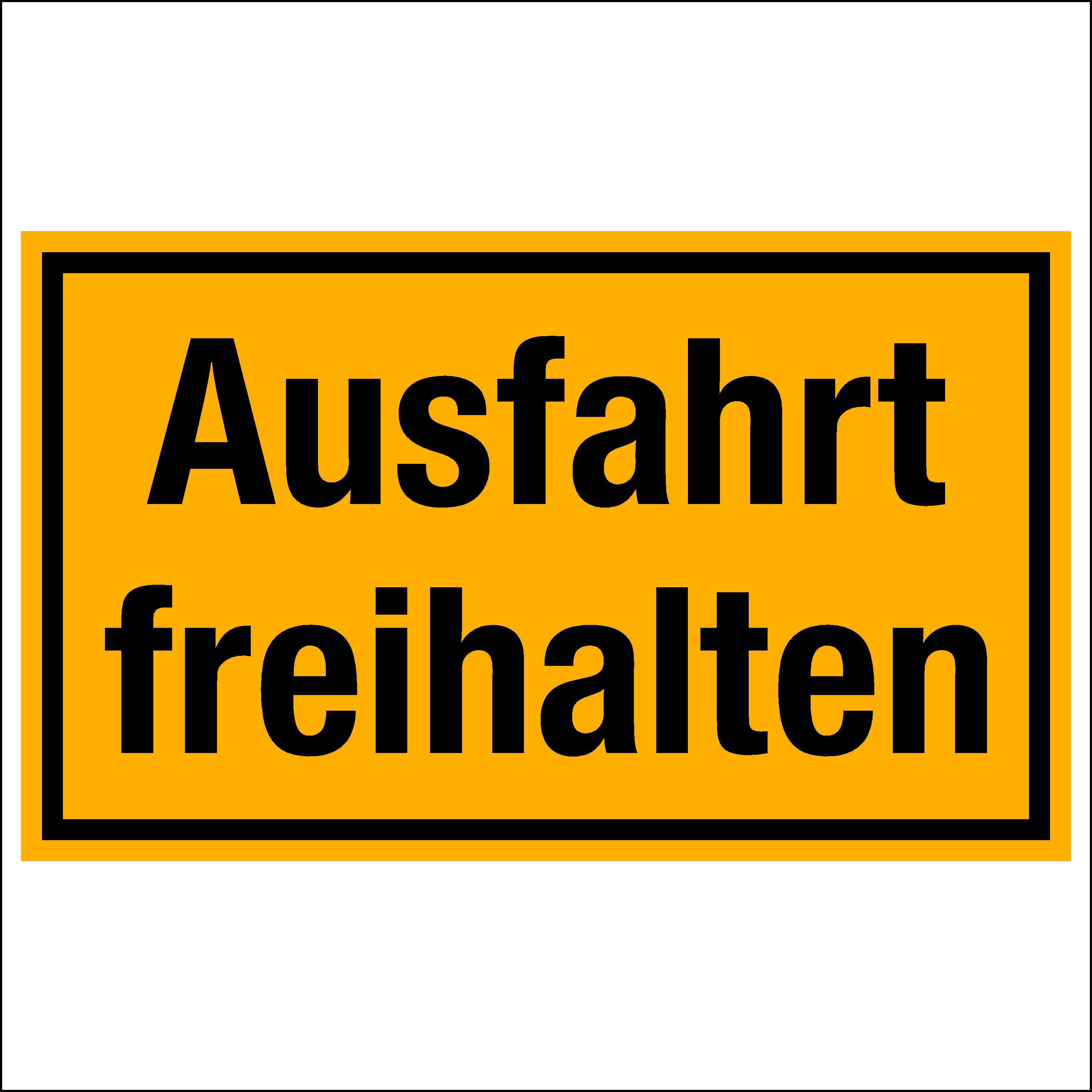 Wichelhaus Bild Ausfahrt freihalten S - günstig online kaufen