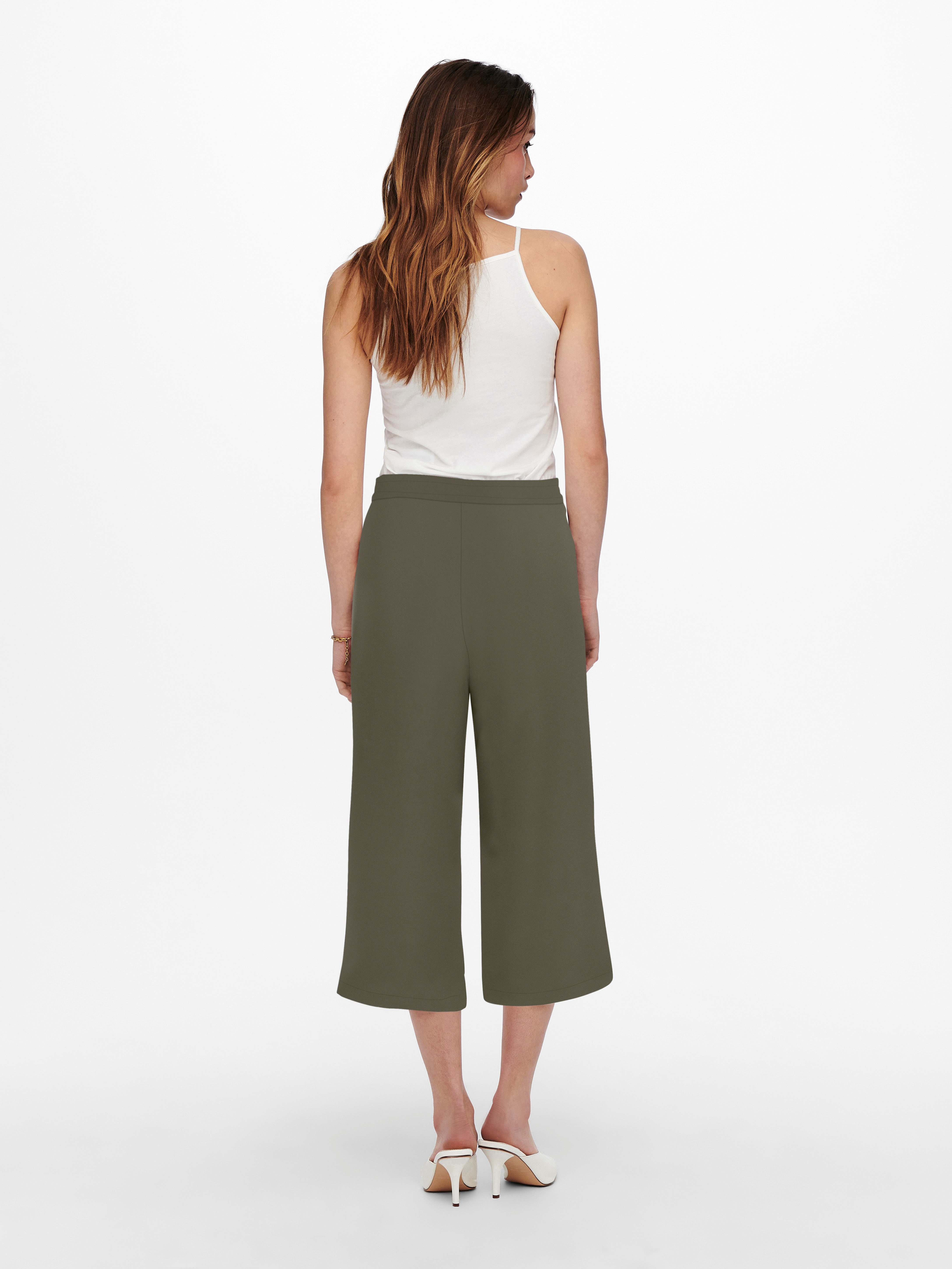 ONLY Palazzohose ONLNOVA LIFE CROP PALAZZO PANT AOP PTM Viskose, regular fit