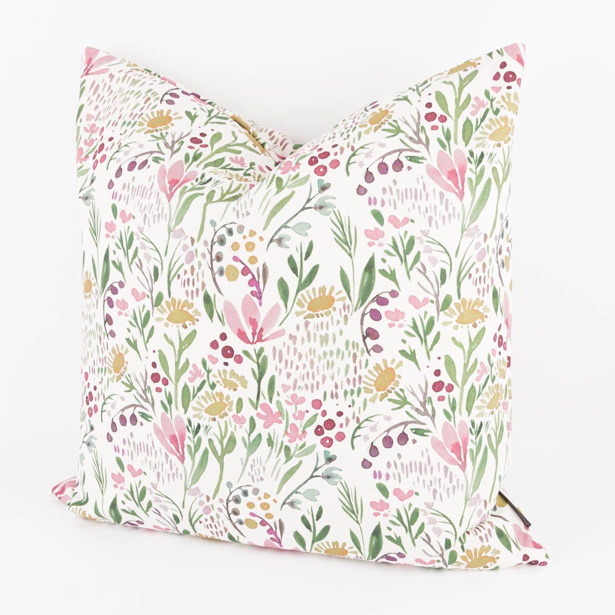 SCHÖNER LEBEN. Dekokissen Kissenhülle Aquarell Blumen günstig online kaufen