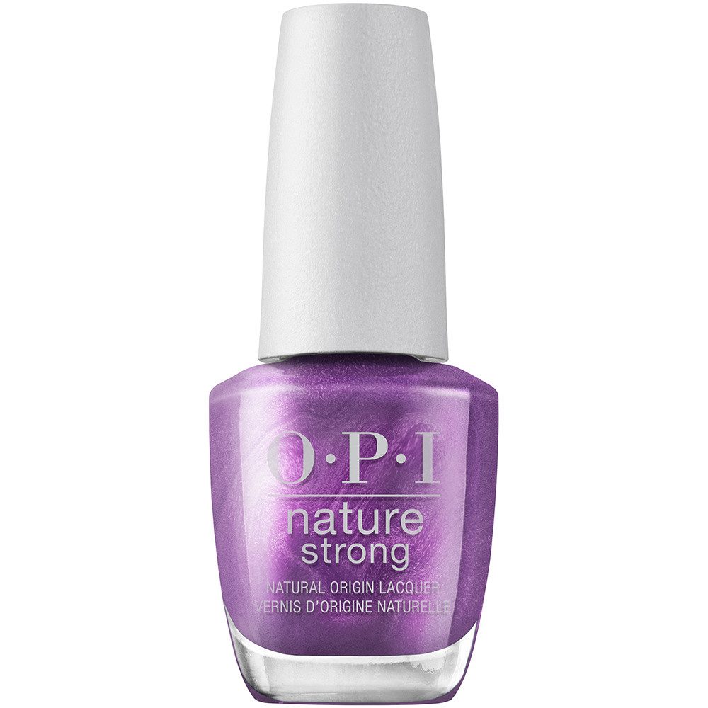 OPI Nagellack Nature Strong Achieve Grapeness, deckend, glänzend, langanhaltend, schnelltrocknend
