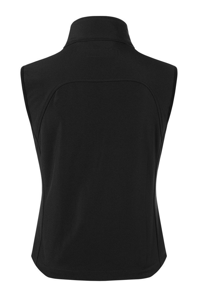 Karlowsky Fashion Softshellweste KARLOWSKY Damen Softshellweste CLASSIC Zipper Modern-Fit Schwarz