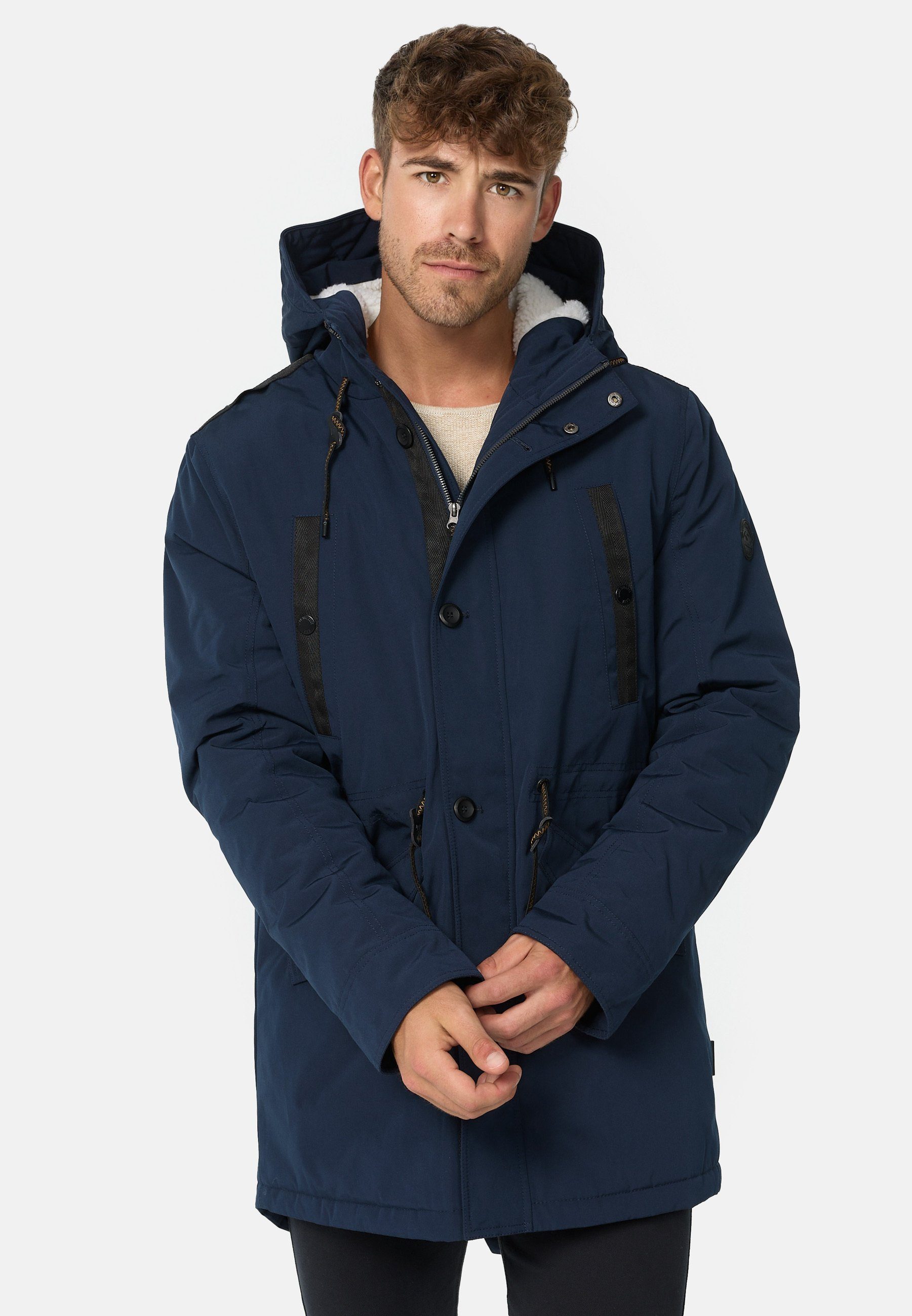 Indicode Parka INBenicio Navy