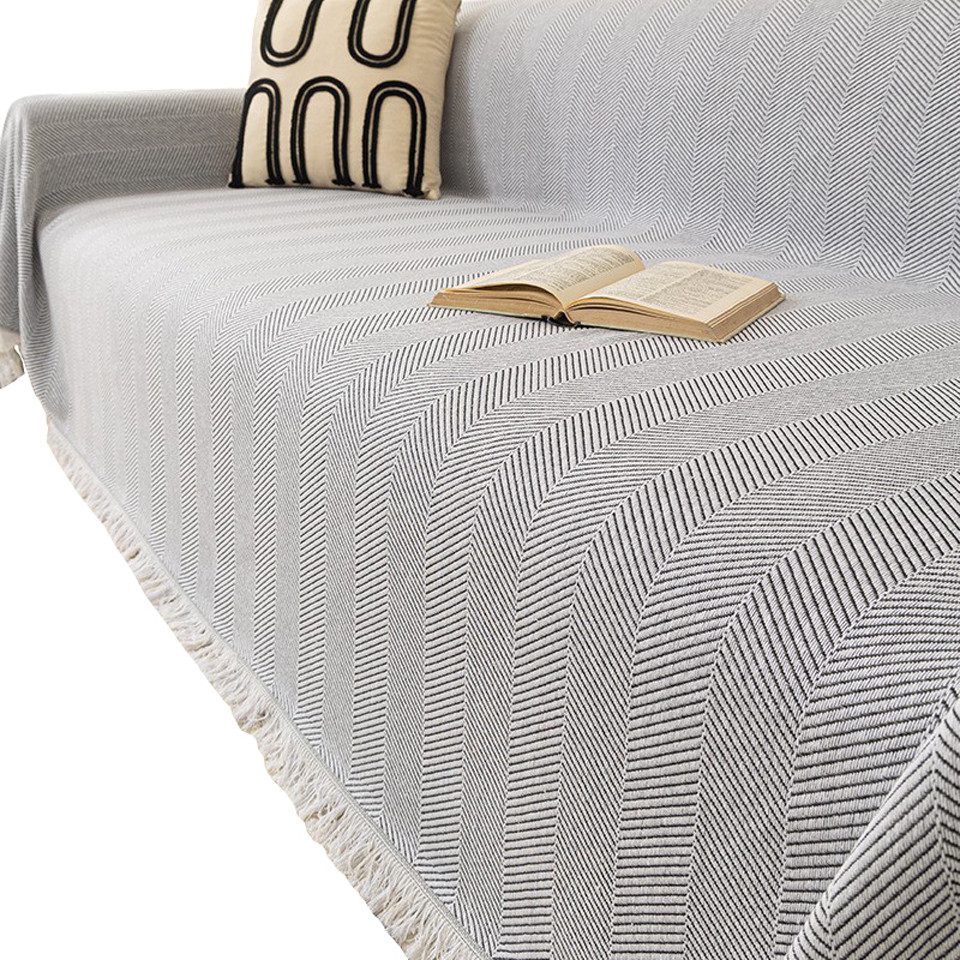 Coonoor Sofahusse Chenille, Sofabezug weich warm, Sofa überzug, für Wohnzimmer Sofas Bett