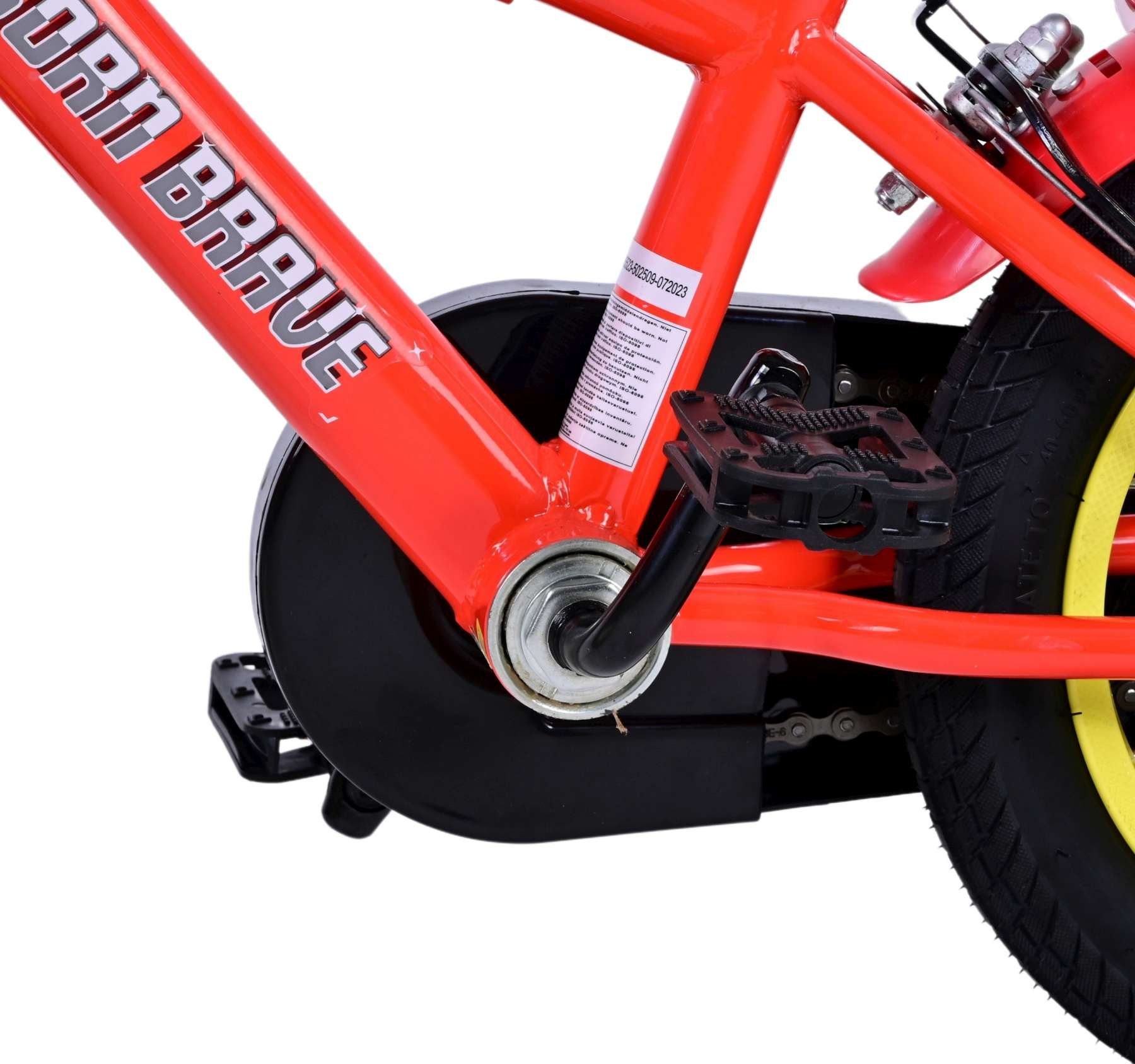 Volare Kinderfahrrad Volare Paw Patrol - Jungen - 12 Zoll - Blau - Zwei handbremsen, Offiziell lizenziertes Paw Patrol Produkt, abnehmbare Stützräder