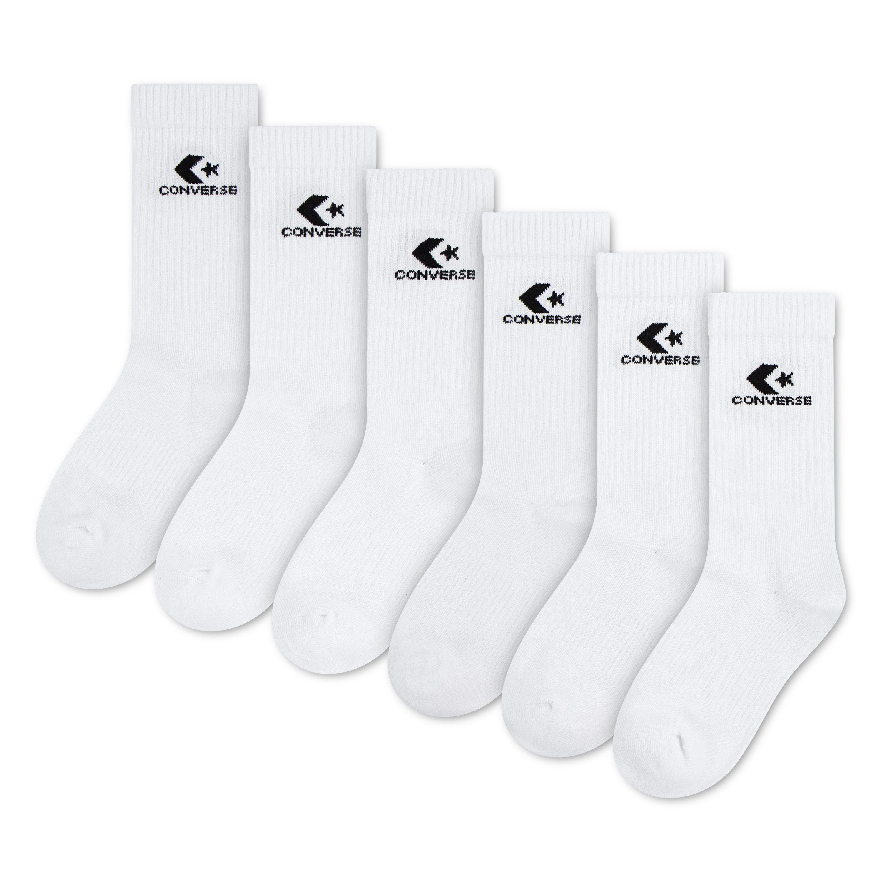 Converse Socken CHU 3PK LIGHTWEIGHT COTTON CRE (3-Paar) Dreierpack, aus Baumwolle, Polyester und Elasthan, leichtes Material