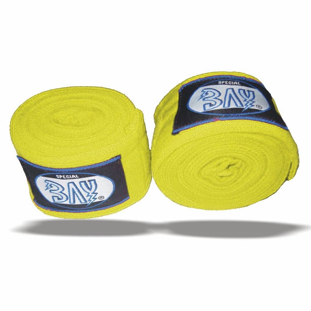 Boxbandagen Basic Box-Bandagen Handbandagen Boxen Kickboxen gelb
