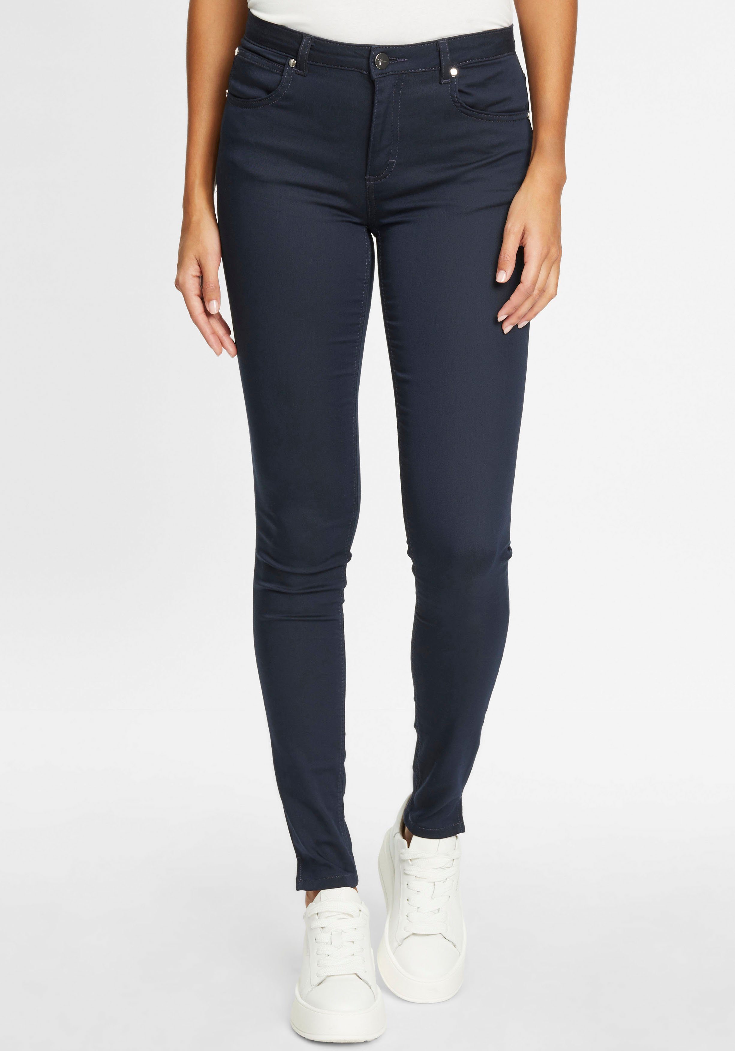 7/8-Länge dunkelblau - NEUE Tamaris KOLLEKTION 5-Pocket-Hose in