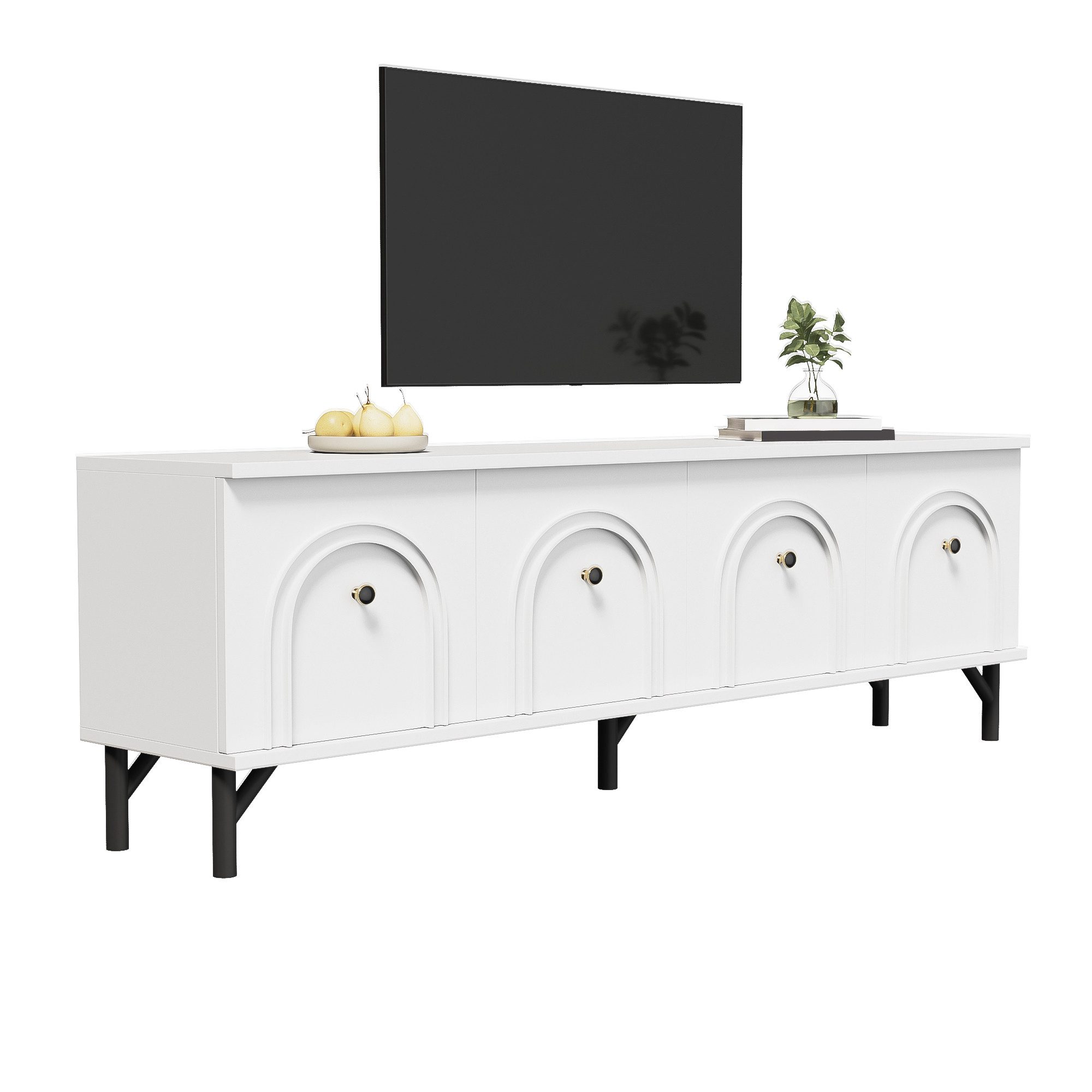 HAUSS SPOLE Lowboard 4-türiges TV-Board –, günstig online kaufen